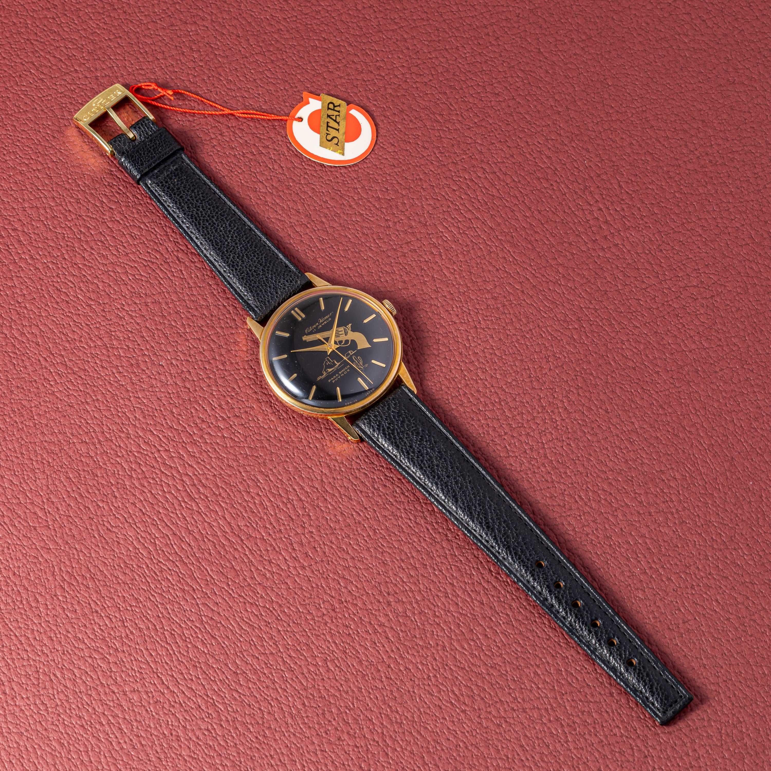 シチズン 1962年製 ホーマー ブラックダイヤル ピストル サボテン 手巻き 美品