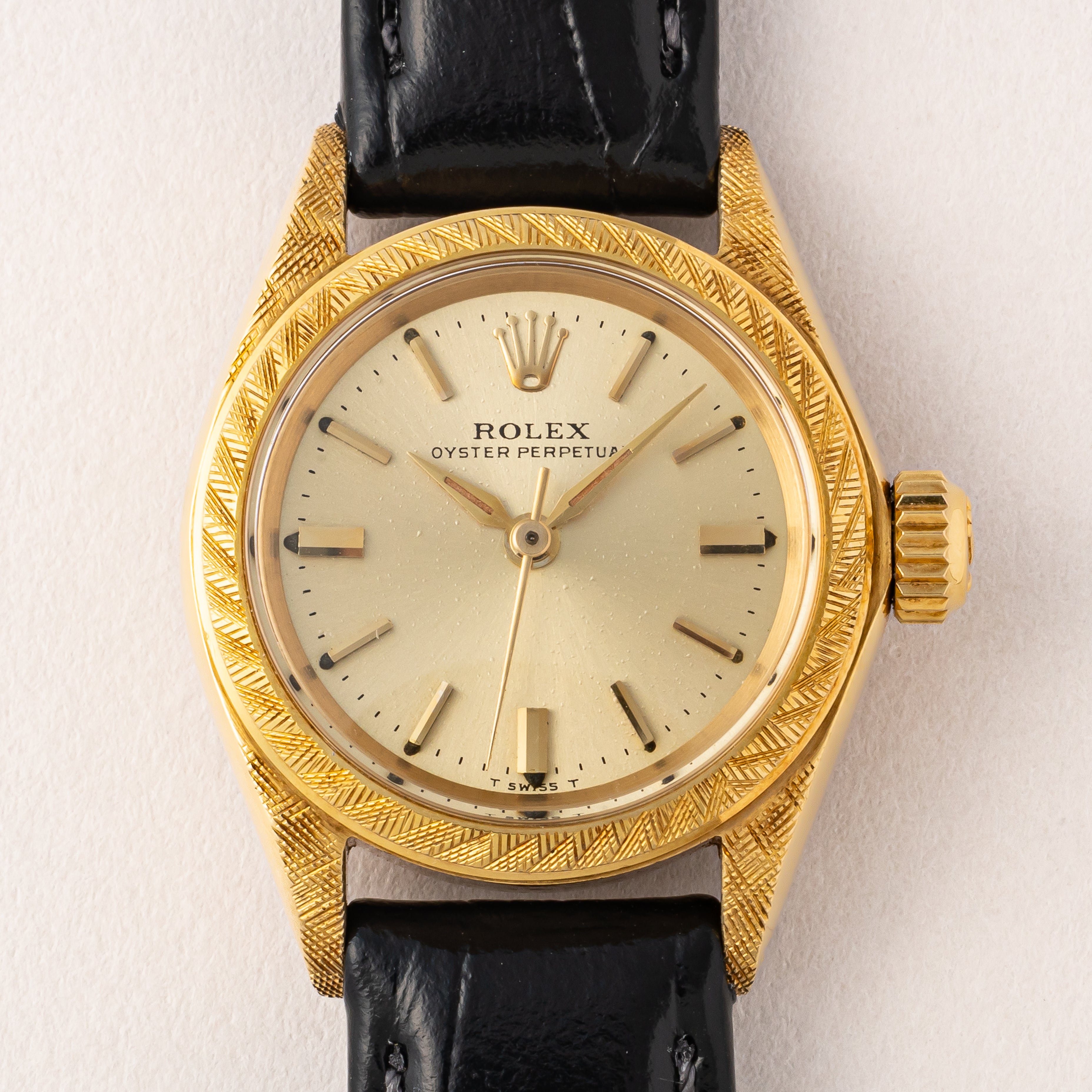 ロレックス レディース オイスターパーペチュアル 1964年製 Ref.6620 18Kイエローゴールド