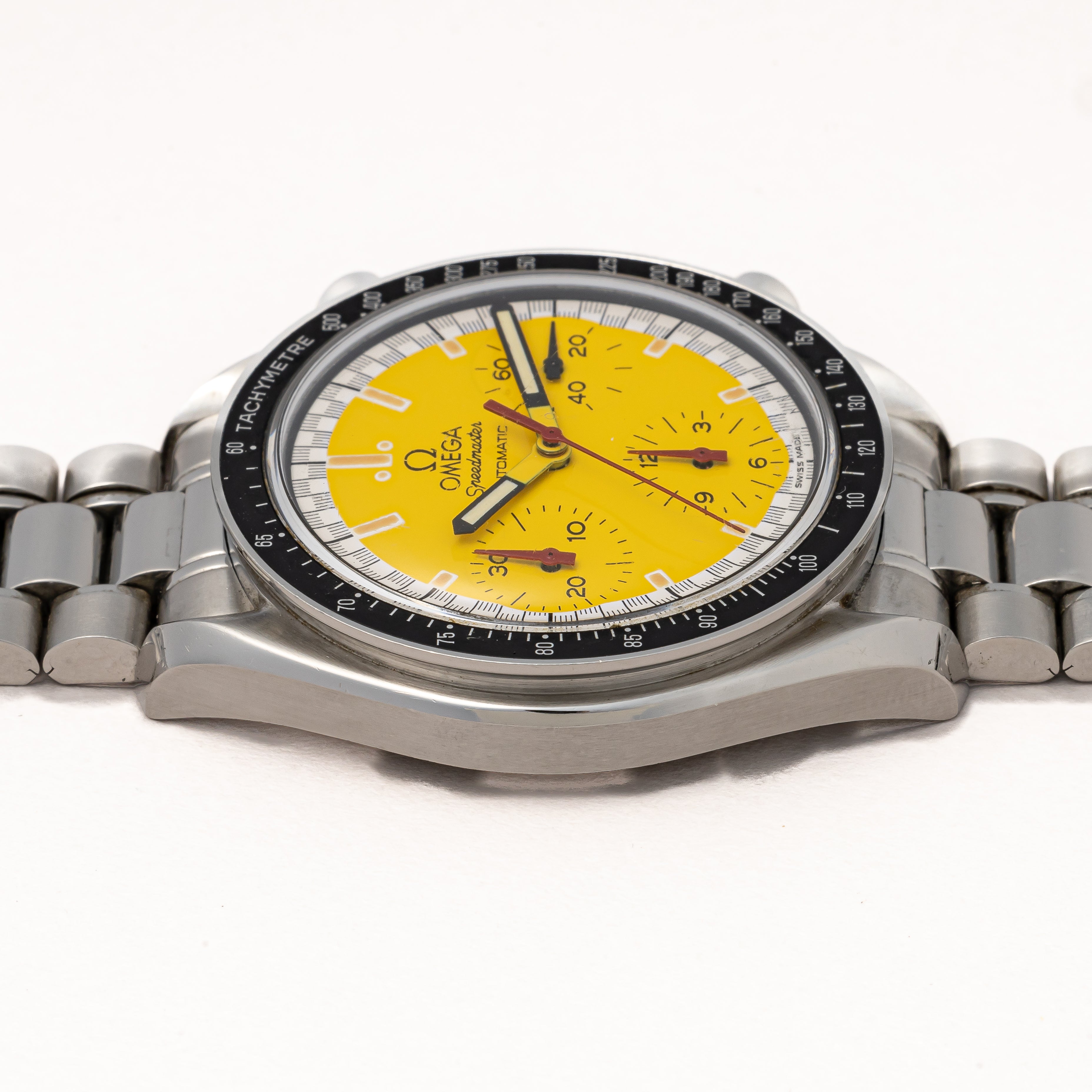 オメガ スピードマスター レーシング 1996年~1998年製 シューマッハ Ref.3510.12 イエローダイヤル