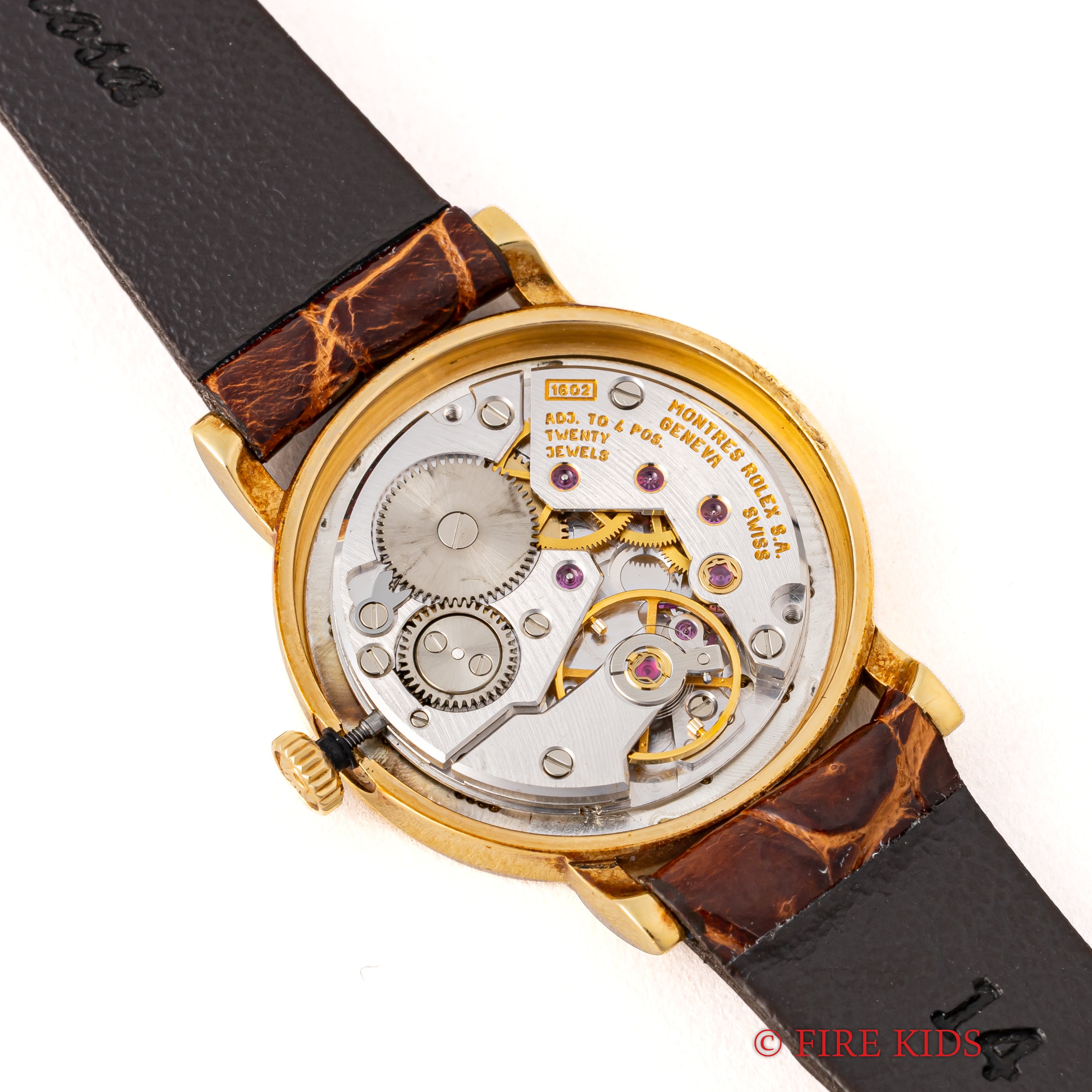 ロレックス レディース18金無垢チェリーニ ホワイトローマンダイヤル 1994~95年製 Ref.5109 純正尾錠付