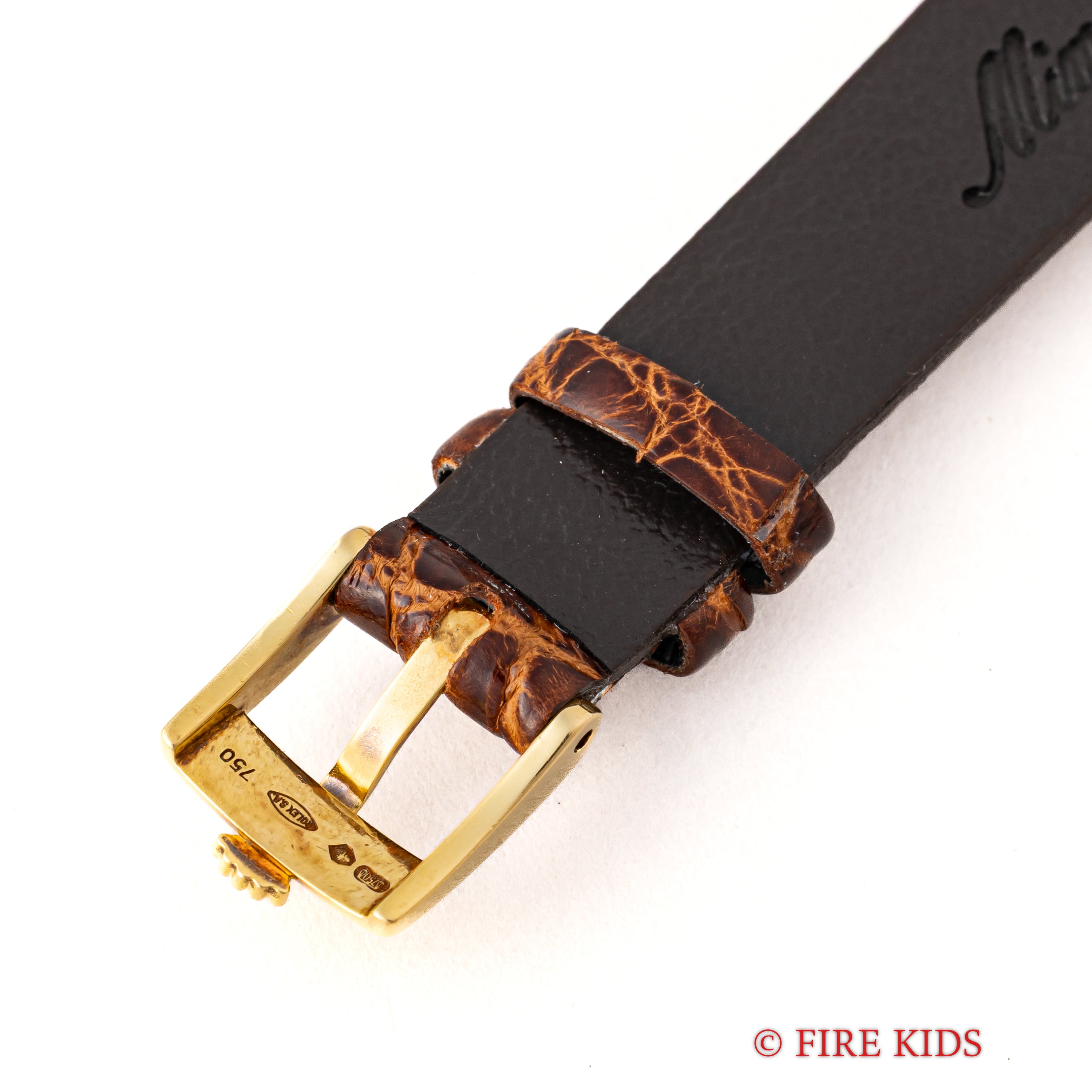 ロレックス レディース18金無垢チェリーニ ホワイトローマンダイヤル 1994~95年製 Ref.5109 純正尾錠付