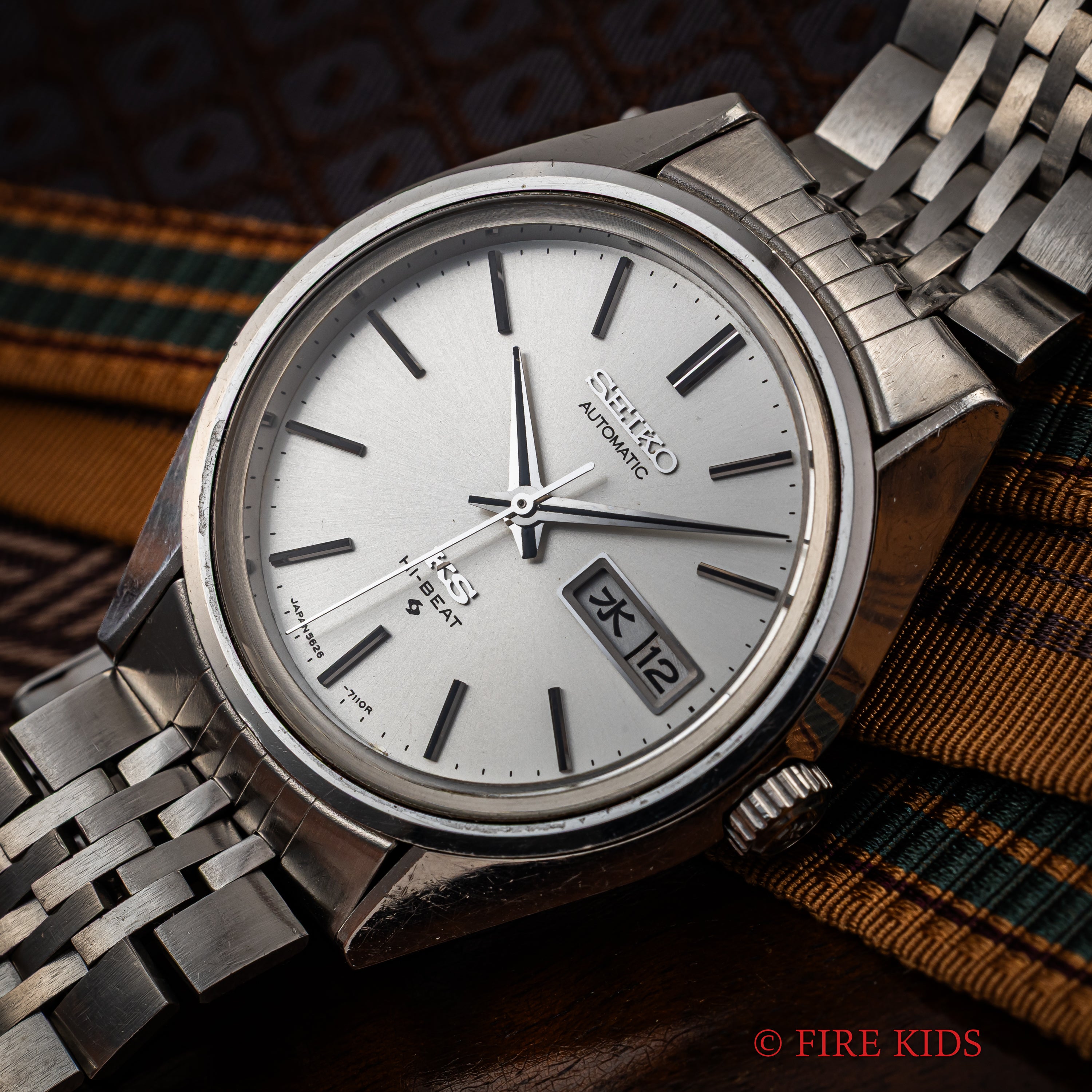 セイコー キングセイコー 56KS Ref.5626-7113 1974年製 ハイビート自動巻 デイデイト 純正ブレス