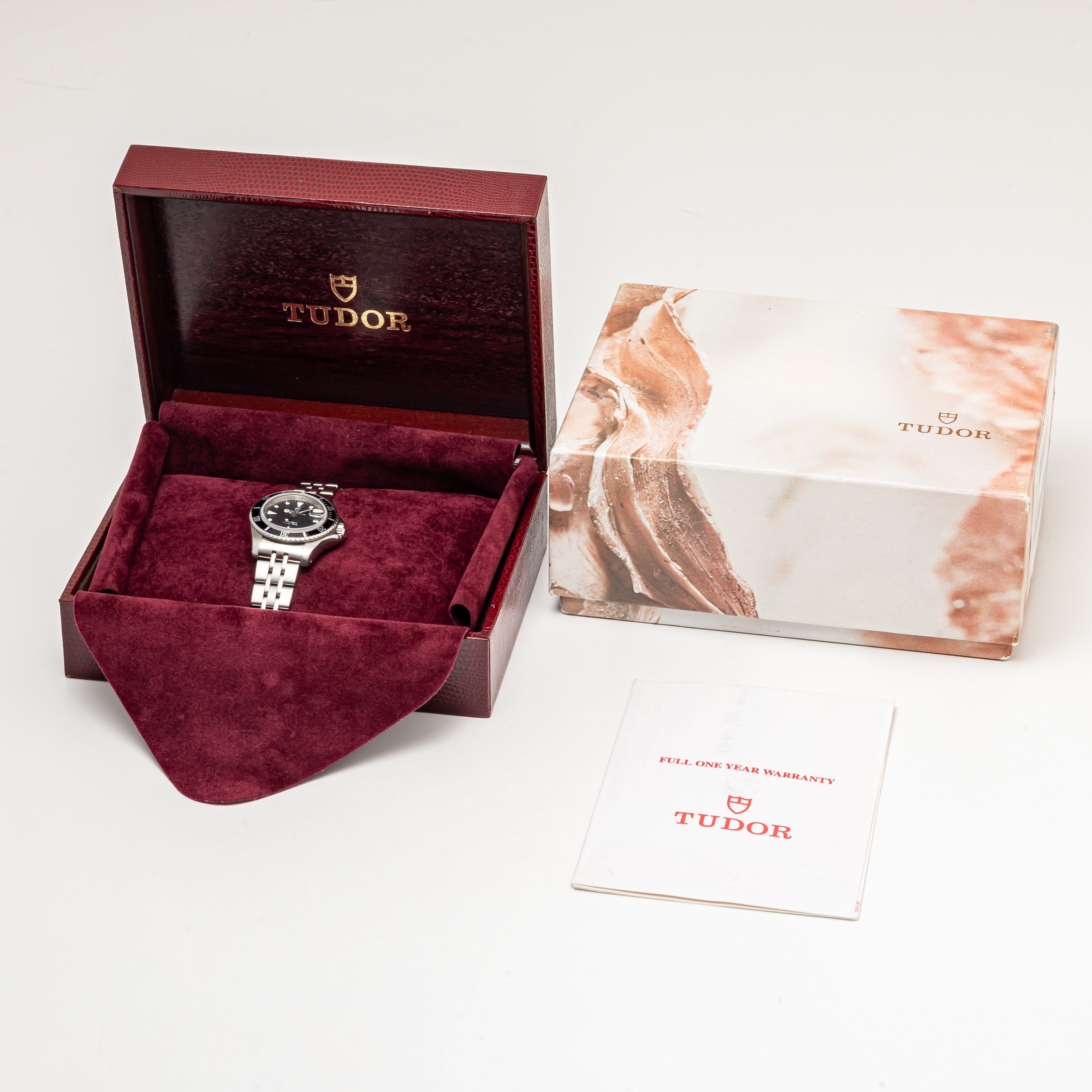 チューダー プリンセスオイスターデイト レディサブ 1992年製 Ref.96090 王冠リューズ 箱ギャラ付き