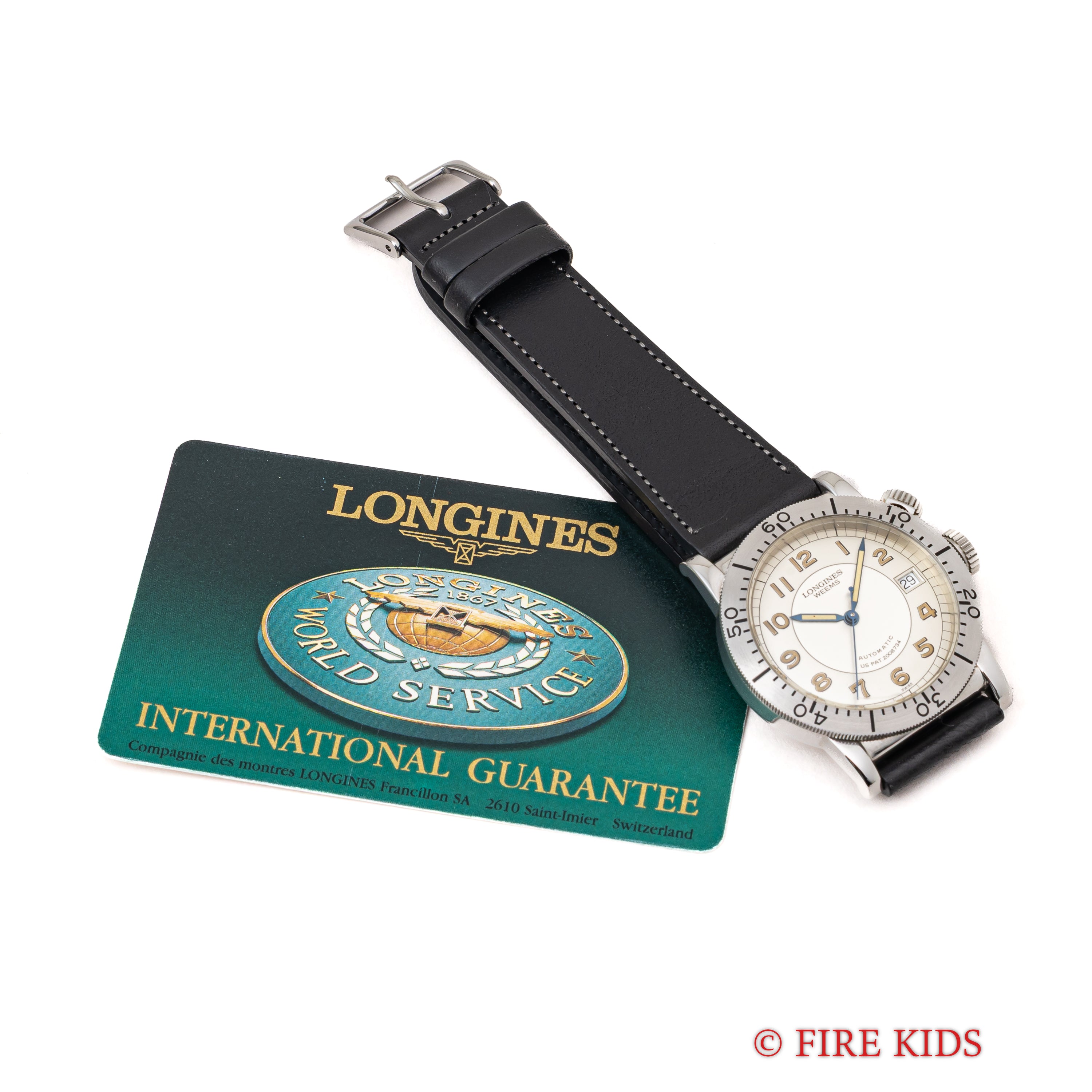 ロンジン ウィームス 1995年製 パイロットウオッチ 復刻限定3000本 自動巻き ギャラ付き