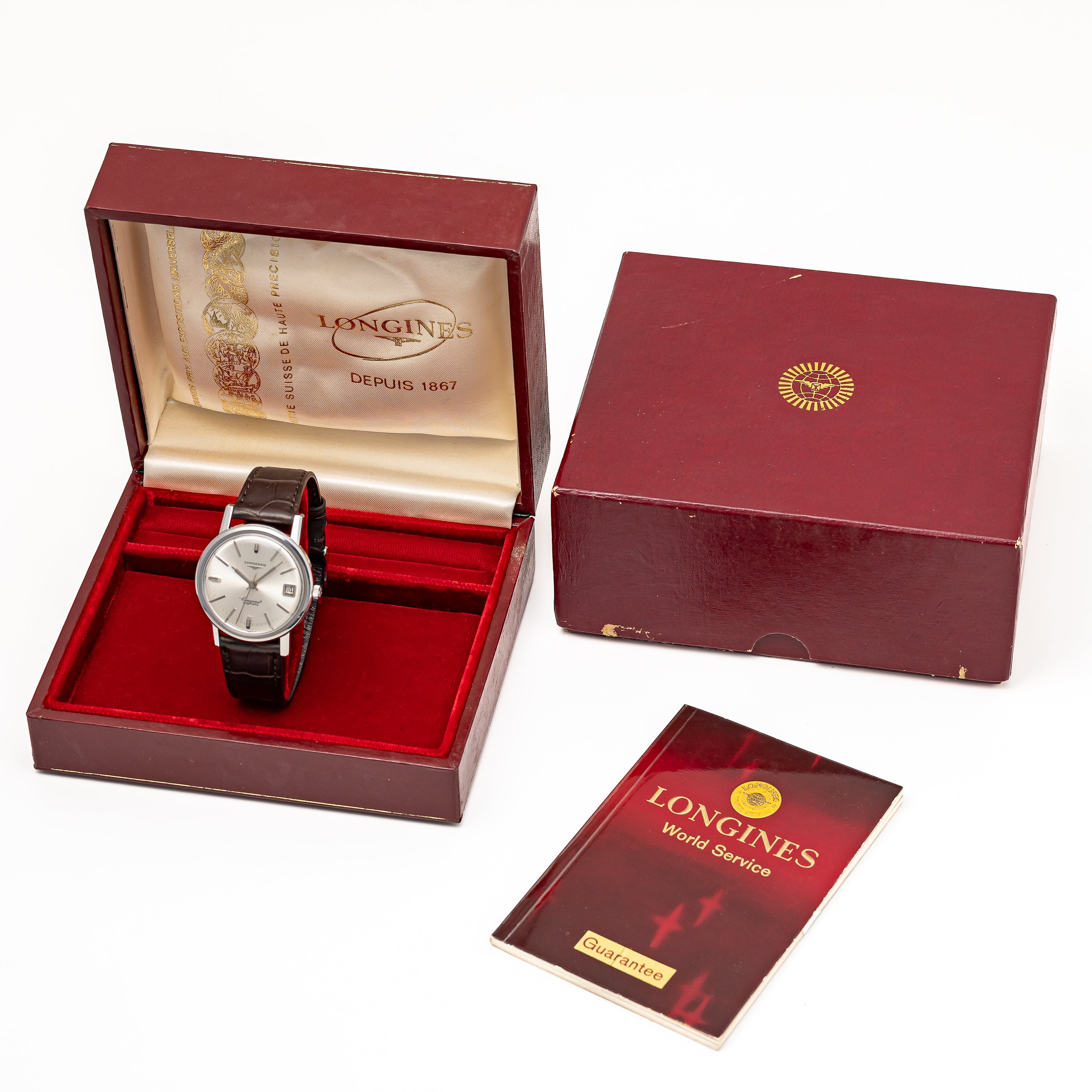 LONGINES コンクエスト 1966年製 箱、ギャラ付 Cal.291 自動巻き