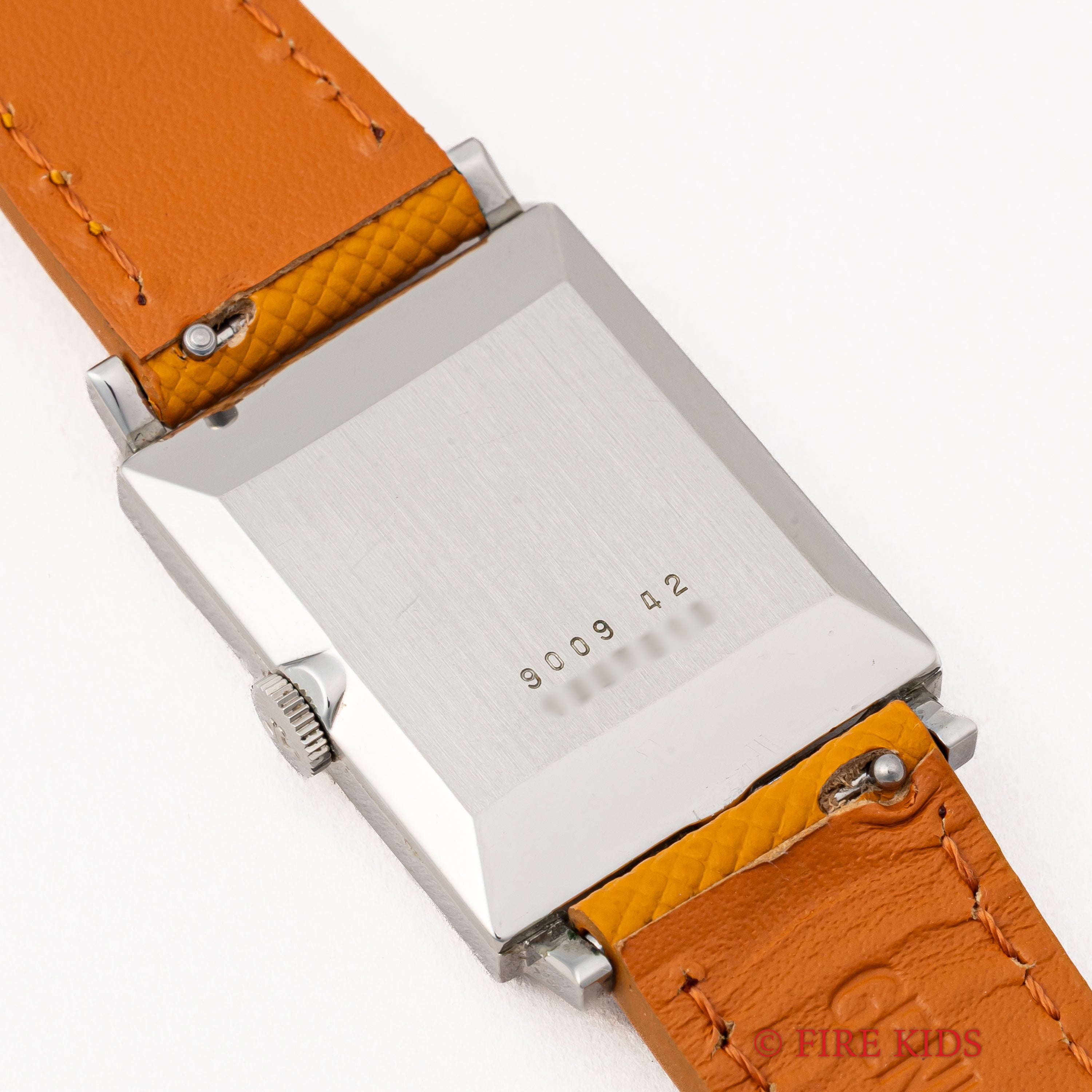 ジャガールクルト レクタンギュラー ローマンダイヤル 1970年代 純正尾錠付き