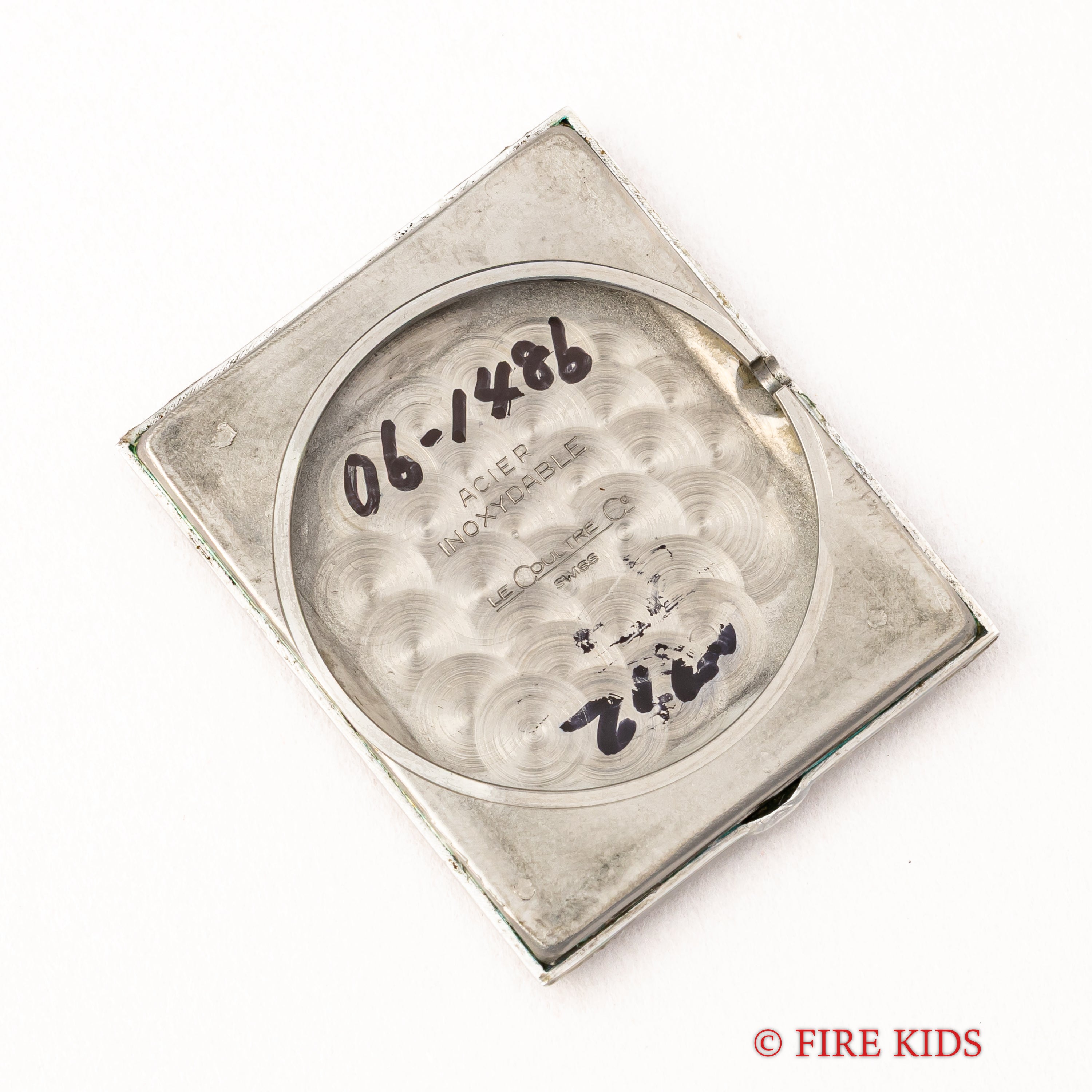 ジャガールクルト レクタンギュラー ローマンダイヤル 1970年代 純正尾錠付き