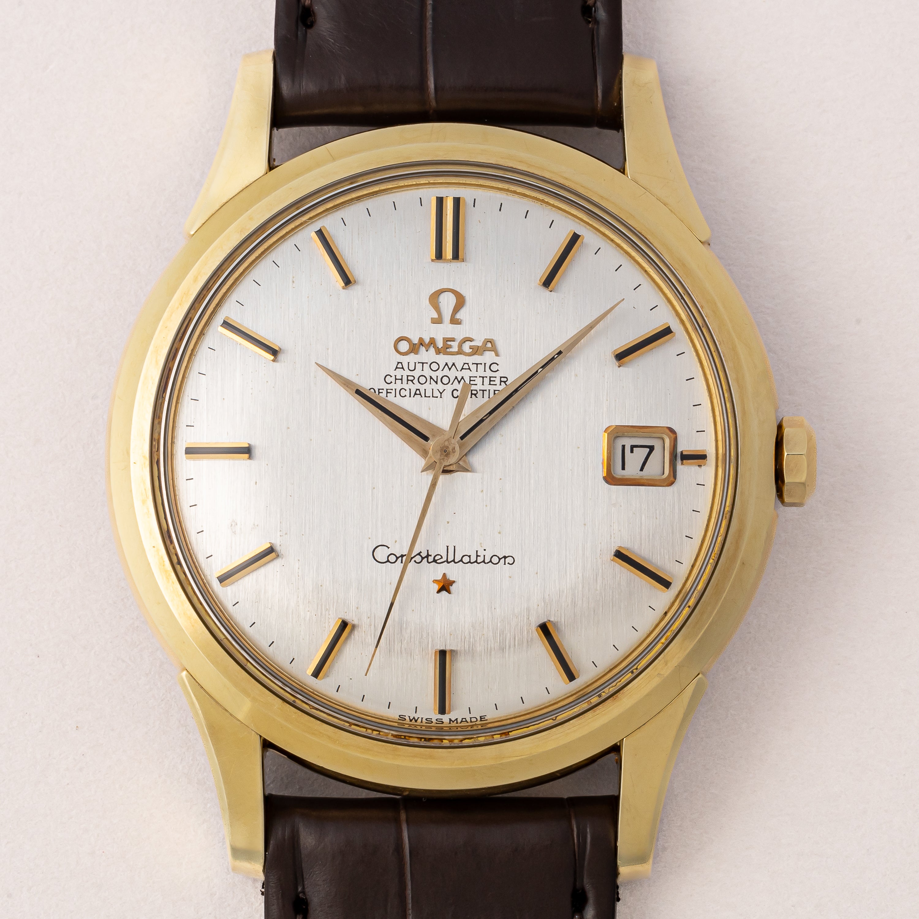 OMEGA コンステレーション 1963年製 トップゴールド 37㎜ビッグケース クロノメーター自動巻き