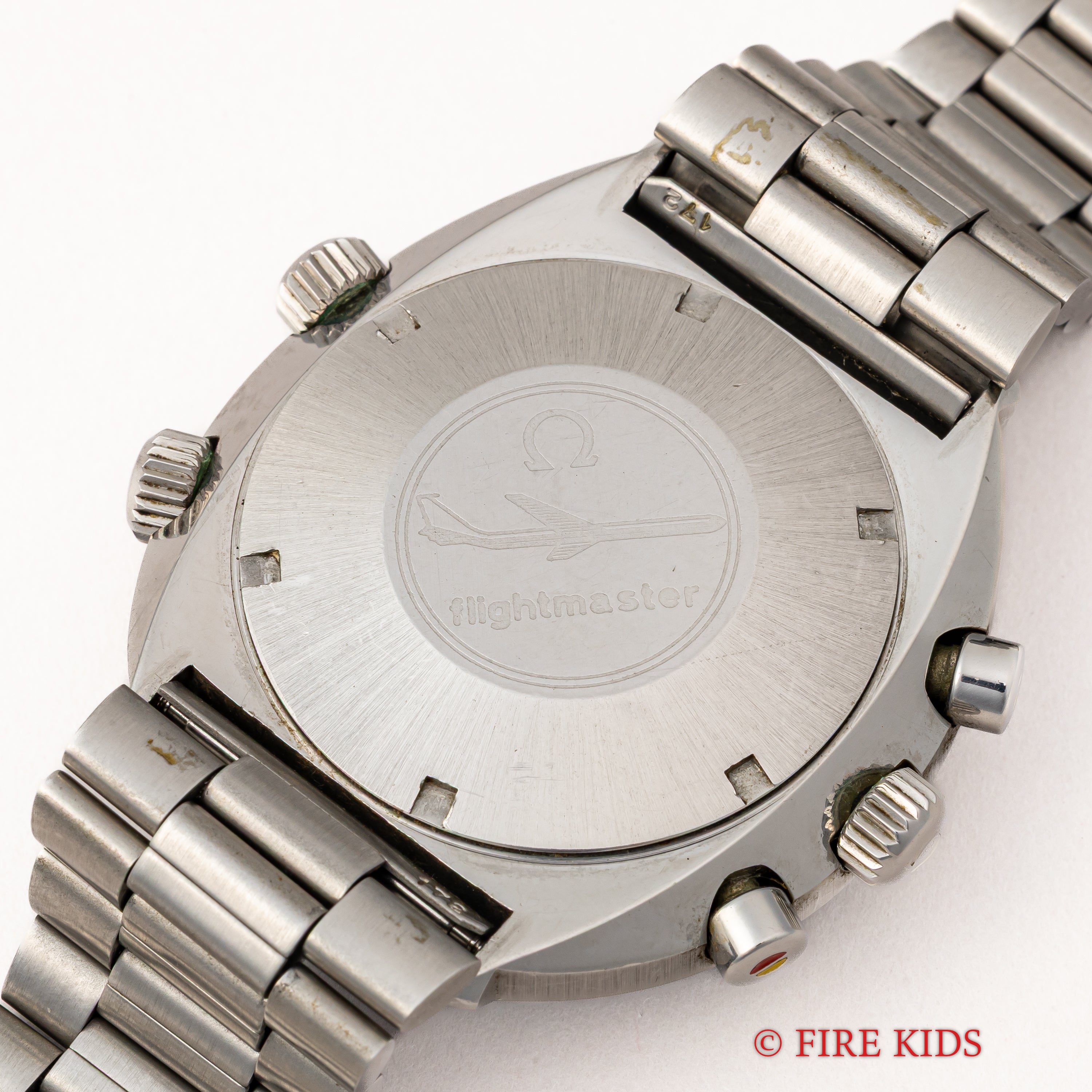 オメガ フライトマスター前期イエロー針 1971年製 Ref.145.013 手巻き Cal. 910 1972年販売ギャランティ付き