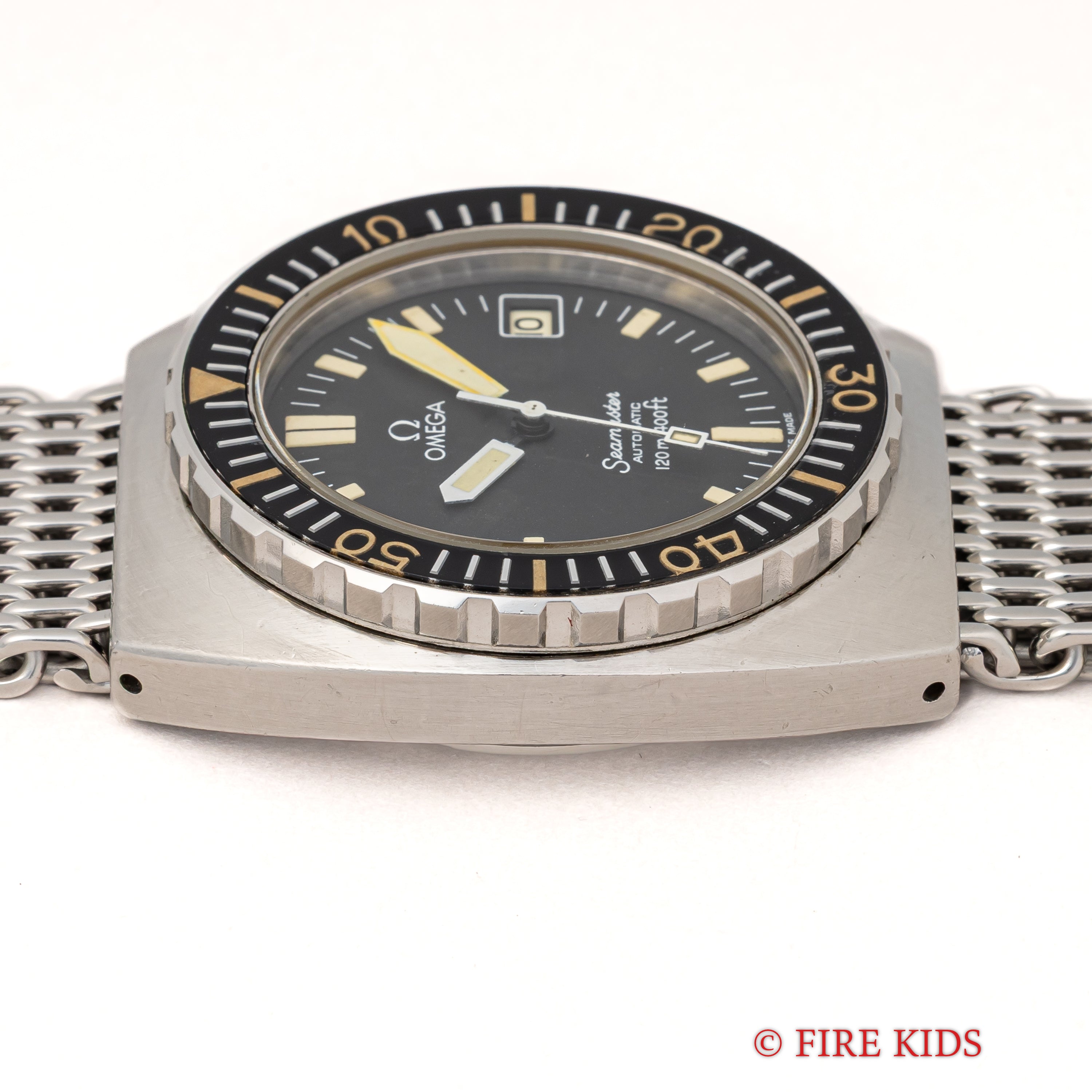 オメガ 1979年製 シーマスター120 ベビープロプロフ Ref.166.0250 純正メッシュブレス