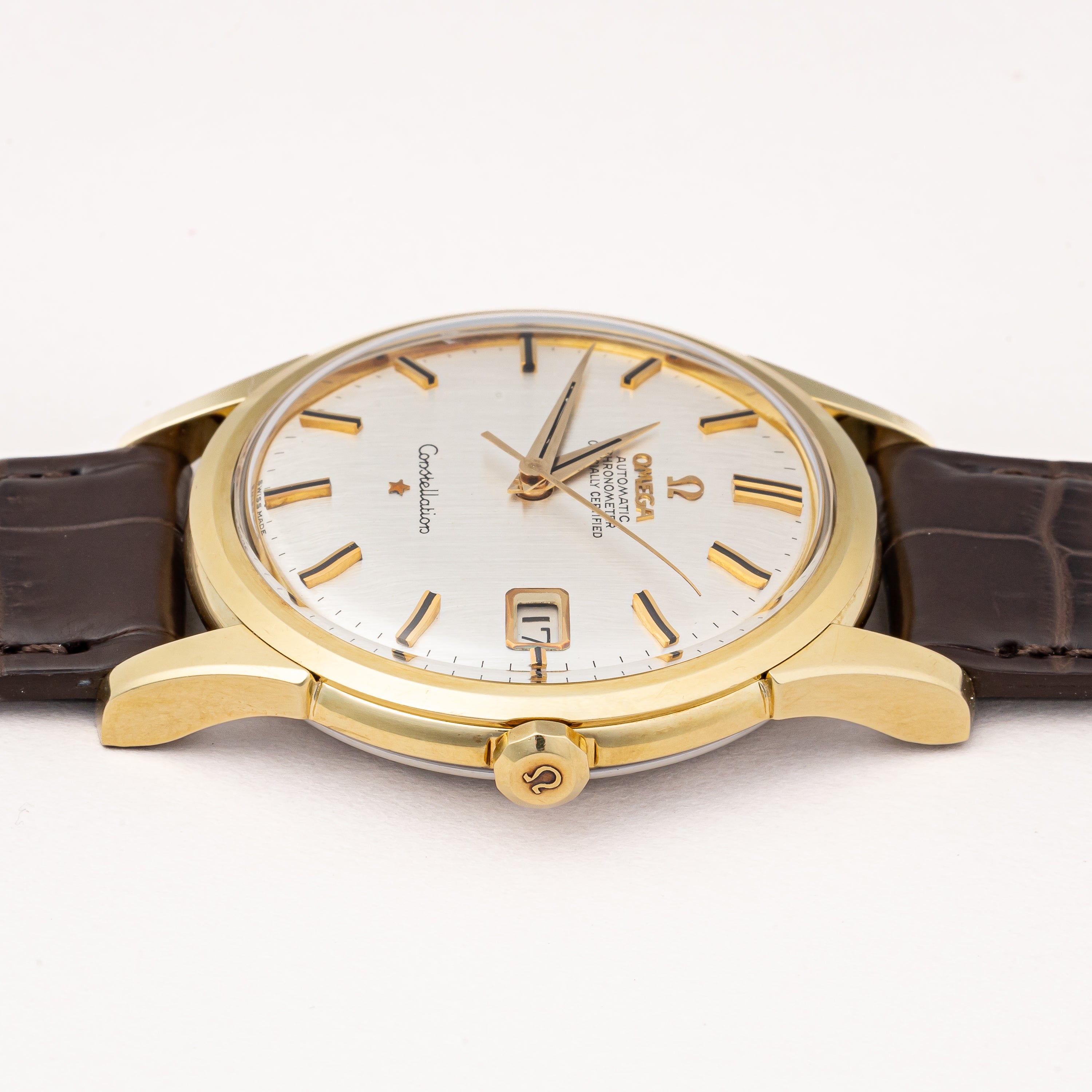 OMEGA コンステレーション 1963年製 トップゴールド 37㎜ビッグケース クロノメーター自動巻き