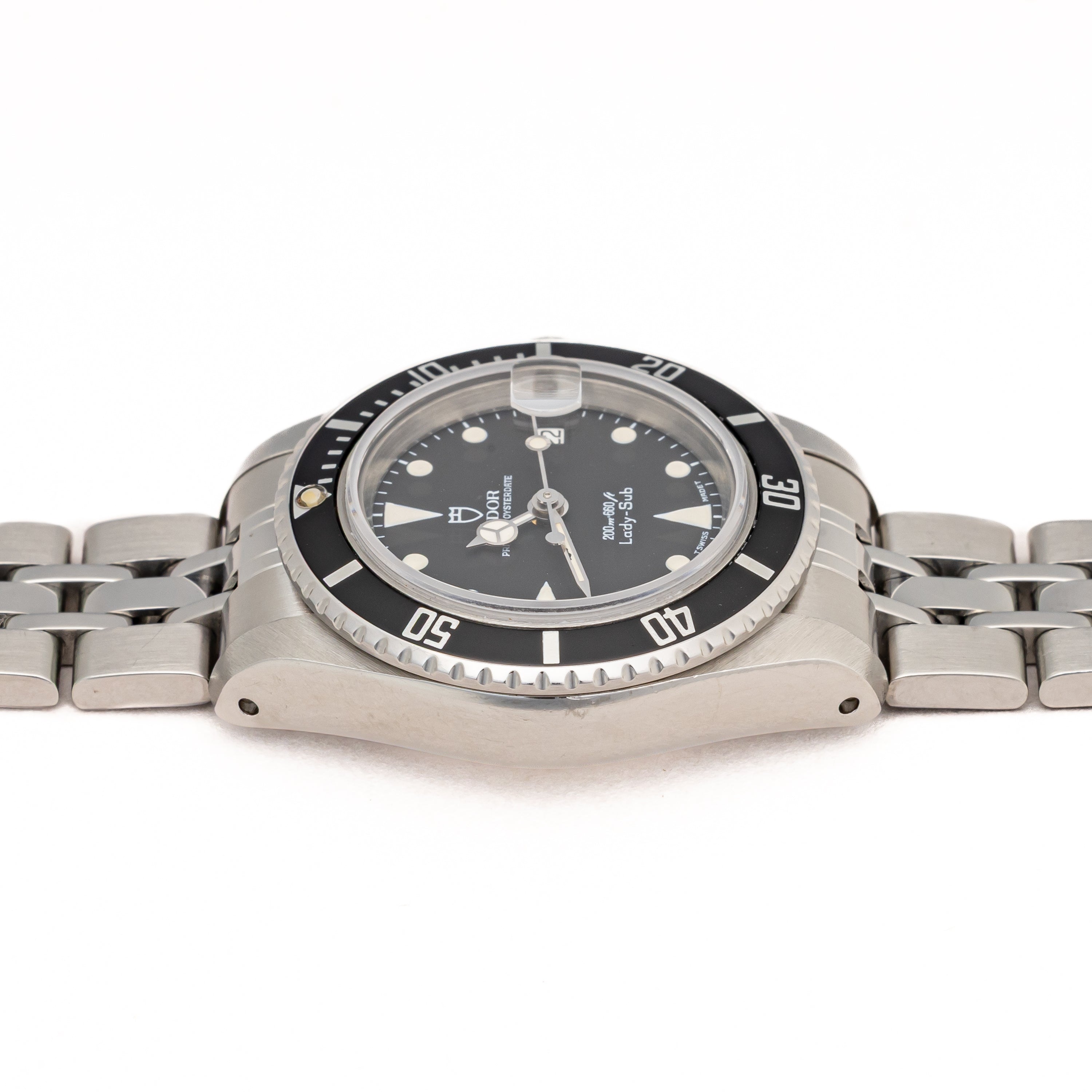 チューダー プリンセスオイスターデイト レディサブ 1992年製 Ref.96090 王冠リューズ 箱ギャラ付き