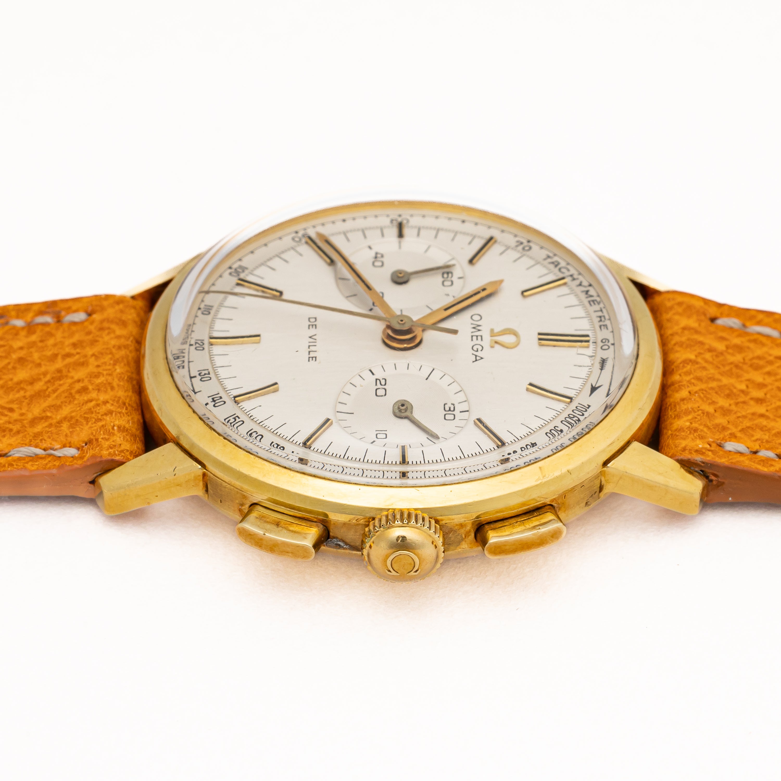 オメガ デ・ヴィル クロノグラフ 手巻き 18金無垢 1968年製 Ref.141.009.67 Cal.320