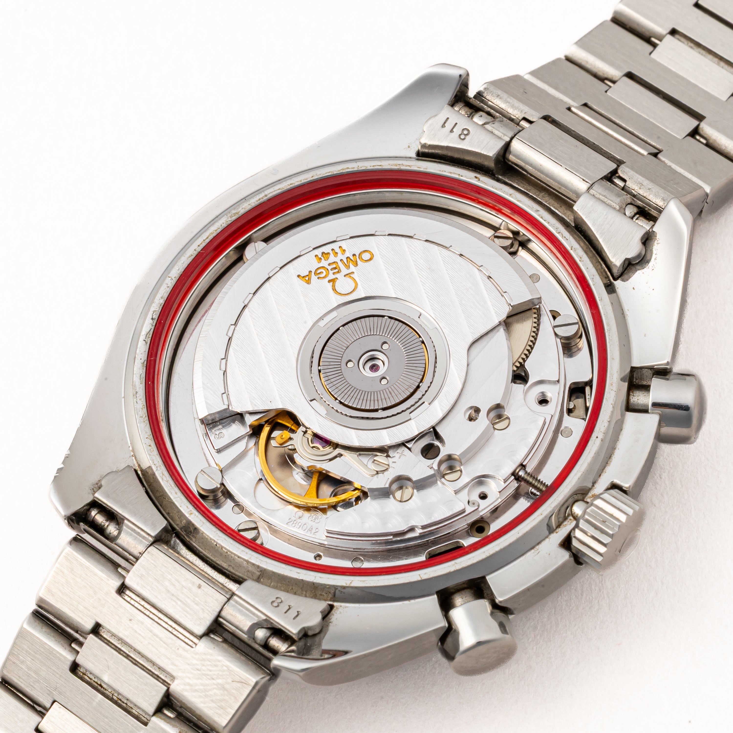 オメガ スピードマスター レーシング 1996年~1998年製 シューマッハ Ref.35101200/175.0032 イエローダイヤル 箱、ギャラ付き