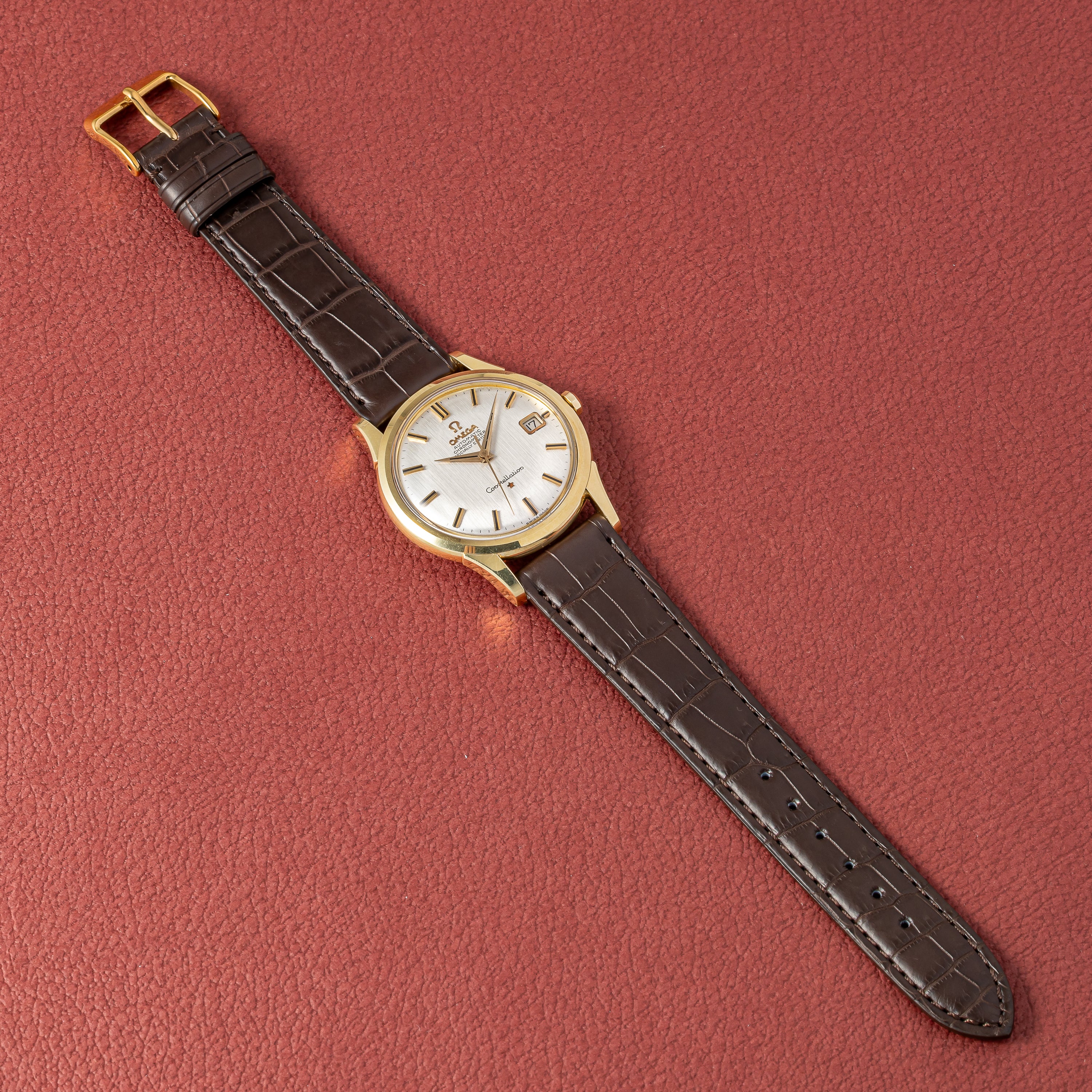 OMEGA コンステレーション 1963年製 トップゴールド 37㎜ビッグケース クロノメーター自動巻き