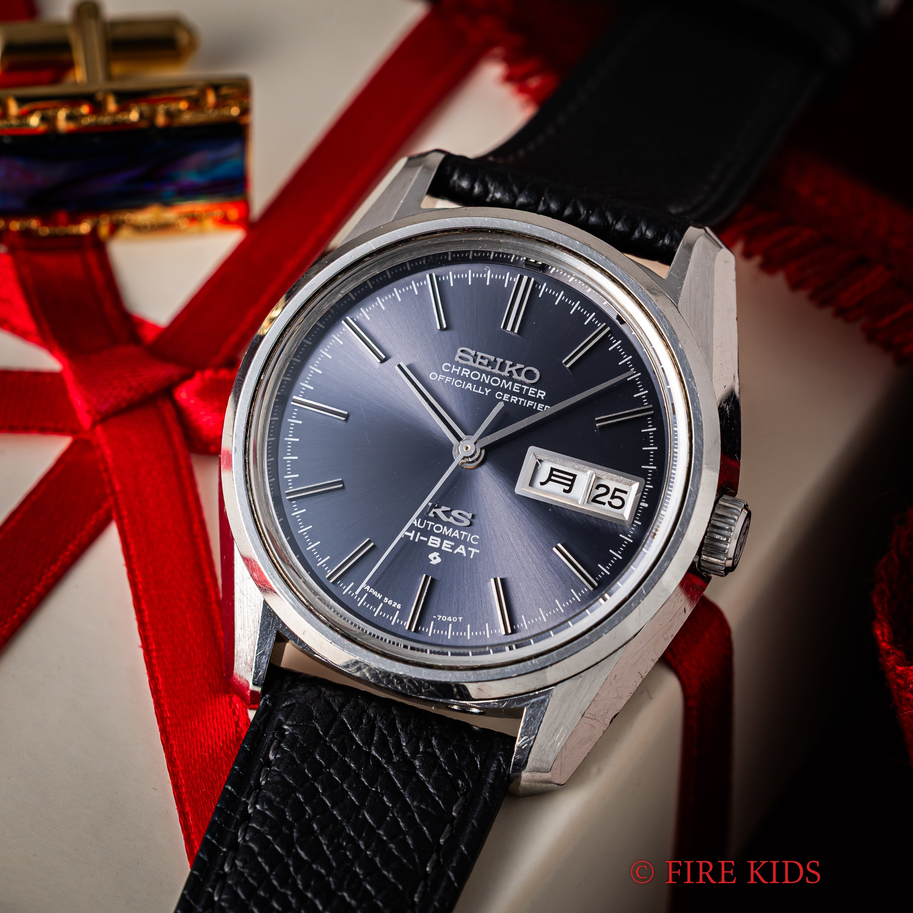 キングセイコー クロノメーター デイデイト 1970年製(昭和45年製) 自動巻き 56KS グレーダイヤル