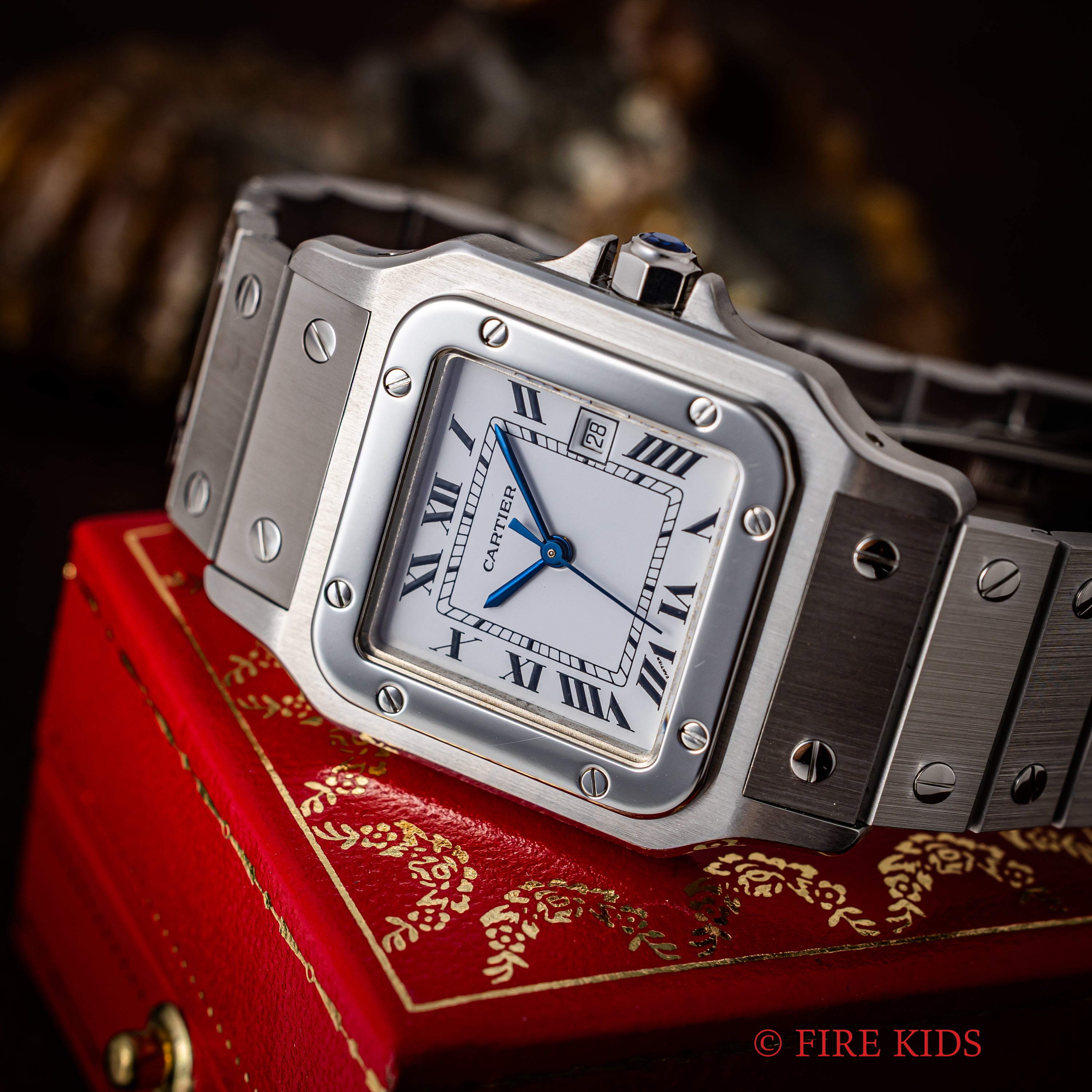 カルティエ サントス LMサイズ 1980年代製 Ref.2960 ステンレスケース 自動巻き