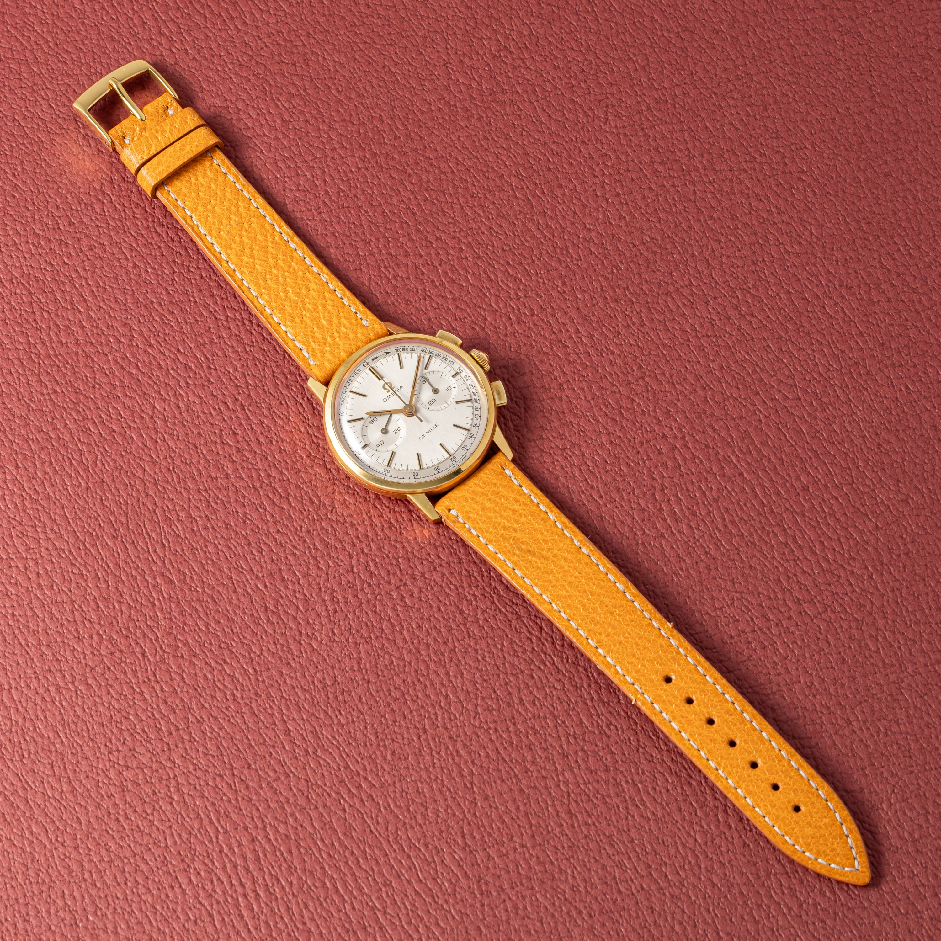 オメガ デ・ヴィル クロノグラフ 手巻き 18金無垢 1968年製 Ref.141.009.67 Cal.320