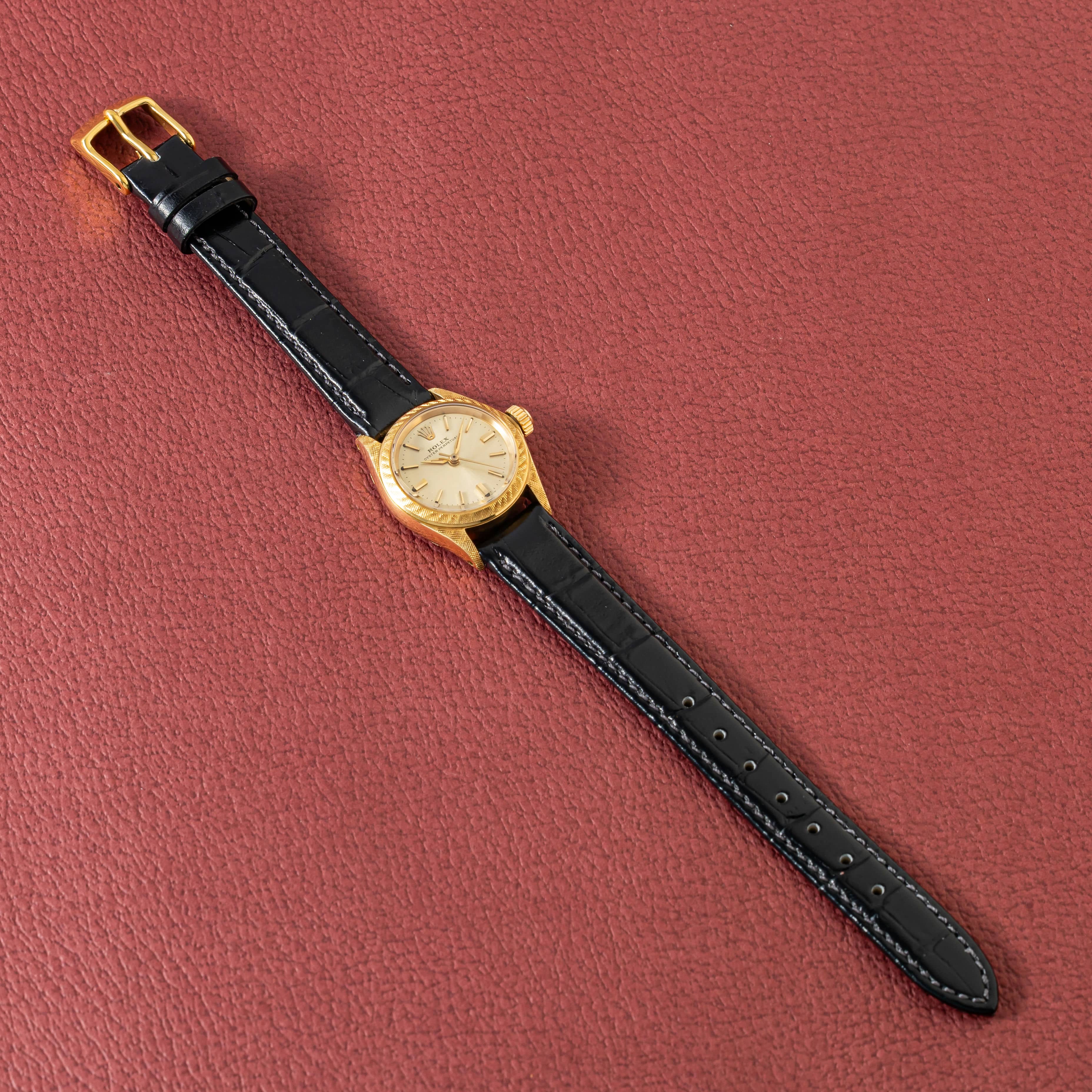 ロレックス レディース オイスターパーペチュアル 1964年製 Ref.6620 18Kイエローゴールド