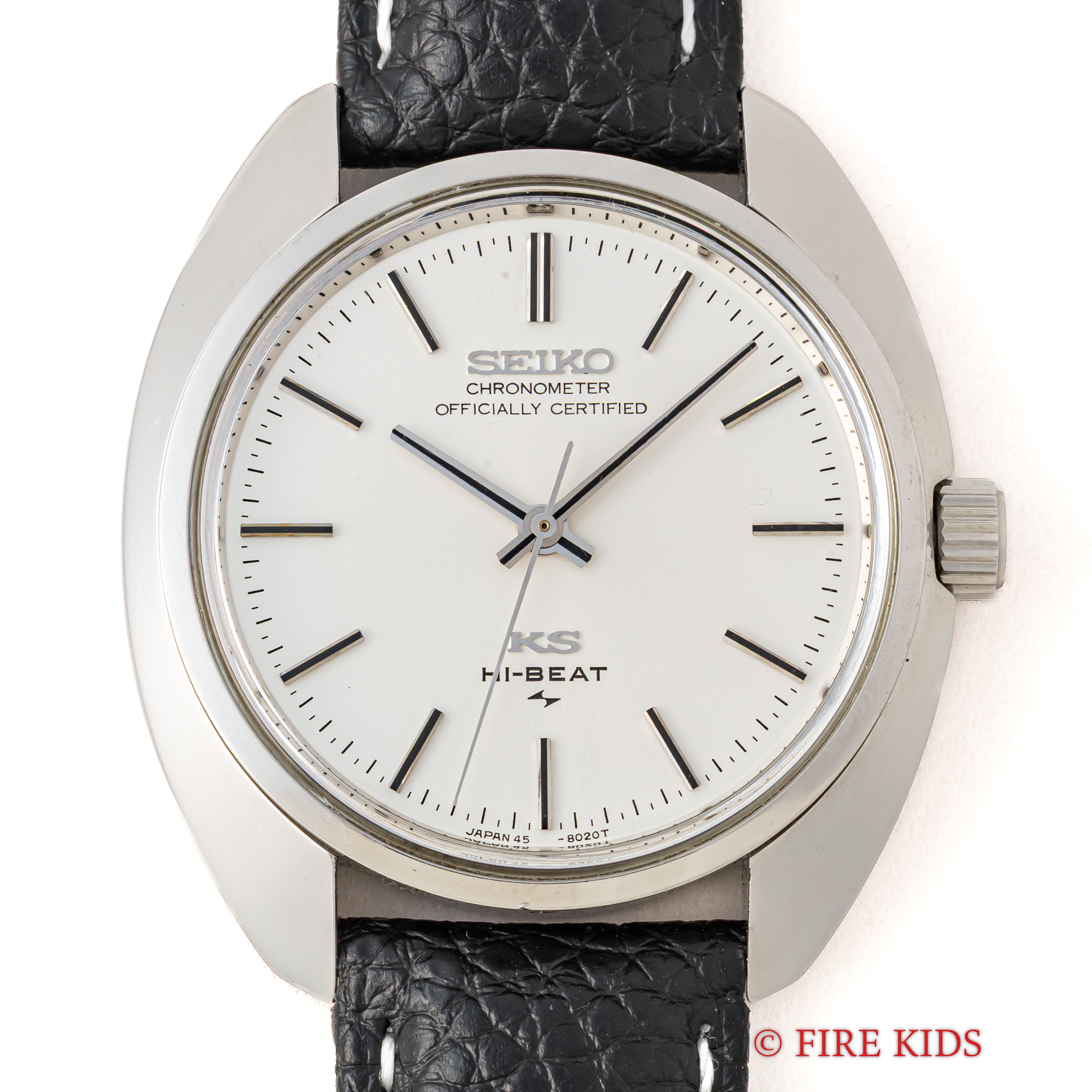 キングセイコー クロノメーター 10振動手巻き 45KS 1970年製(昭和45年製) Ref.45-8010 純正KS尾錠付