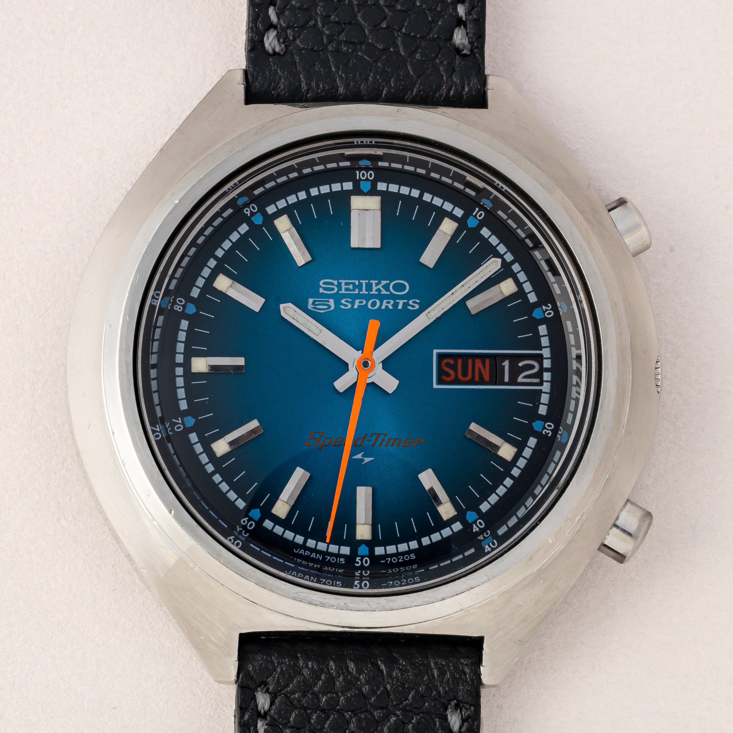 セイコー 5スポーツ スピードタイマー 1973年製 Ref.7015-7000 ブルーダイヤル
