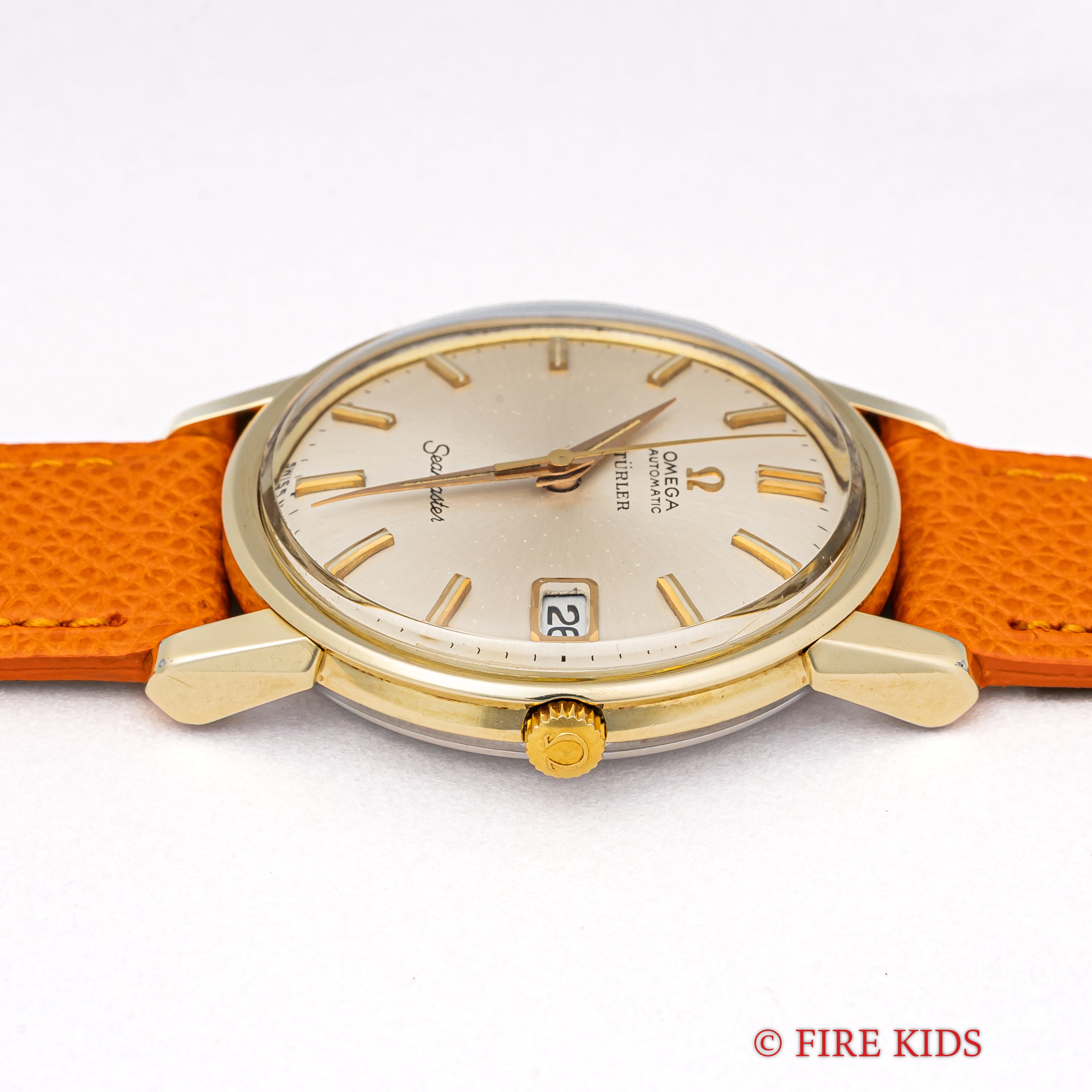 オメガ シーマスター チューラーWネーム 1966年製 Ref.166.003 トップゴールドケース