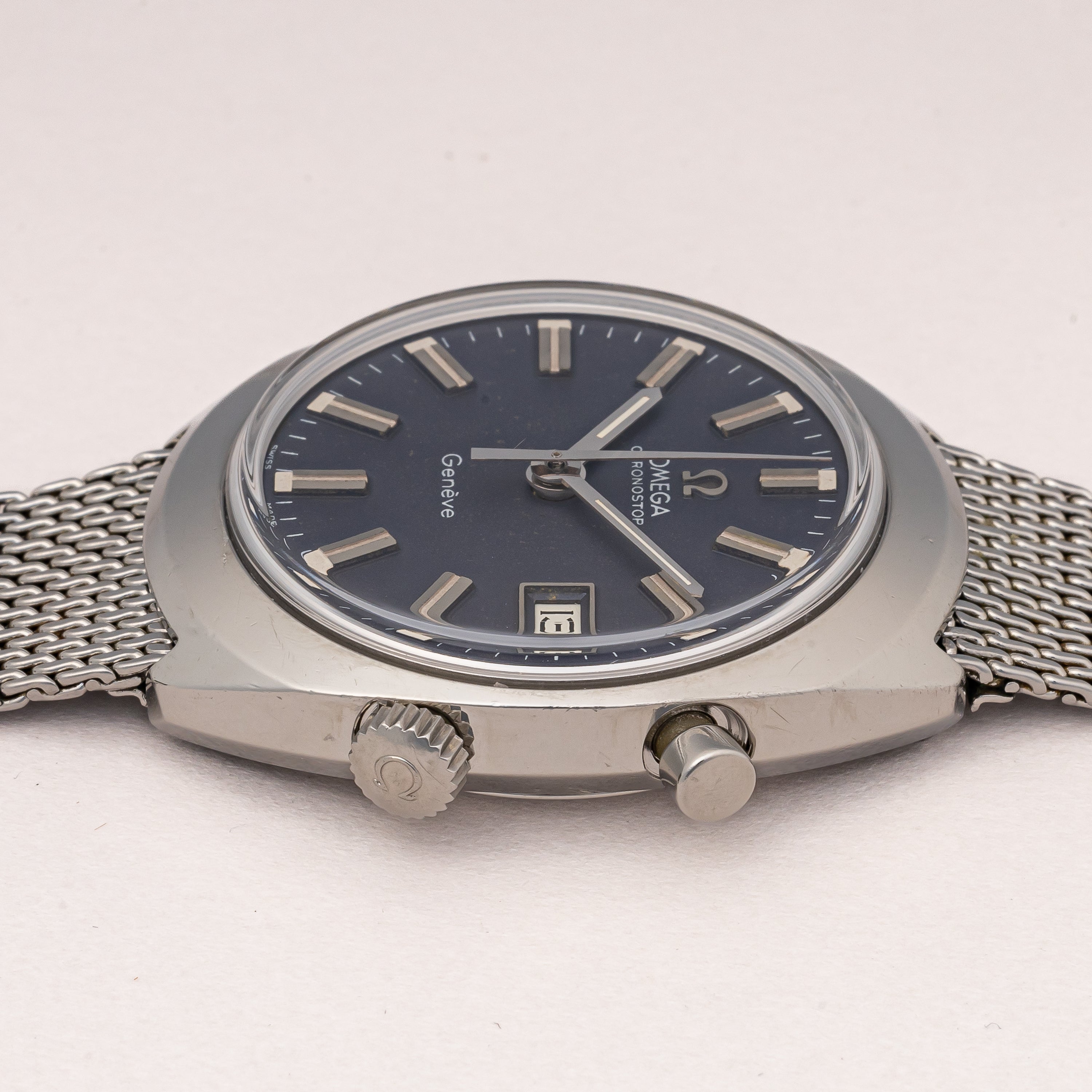 オメガ クロノストップ 1969年製 Ref.160.009 ネイビーダイヤル