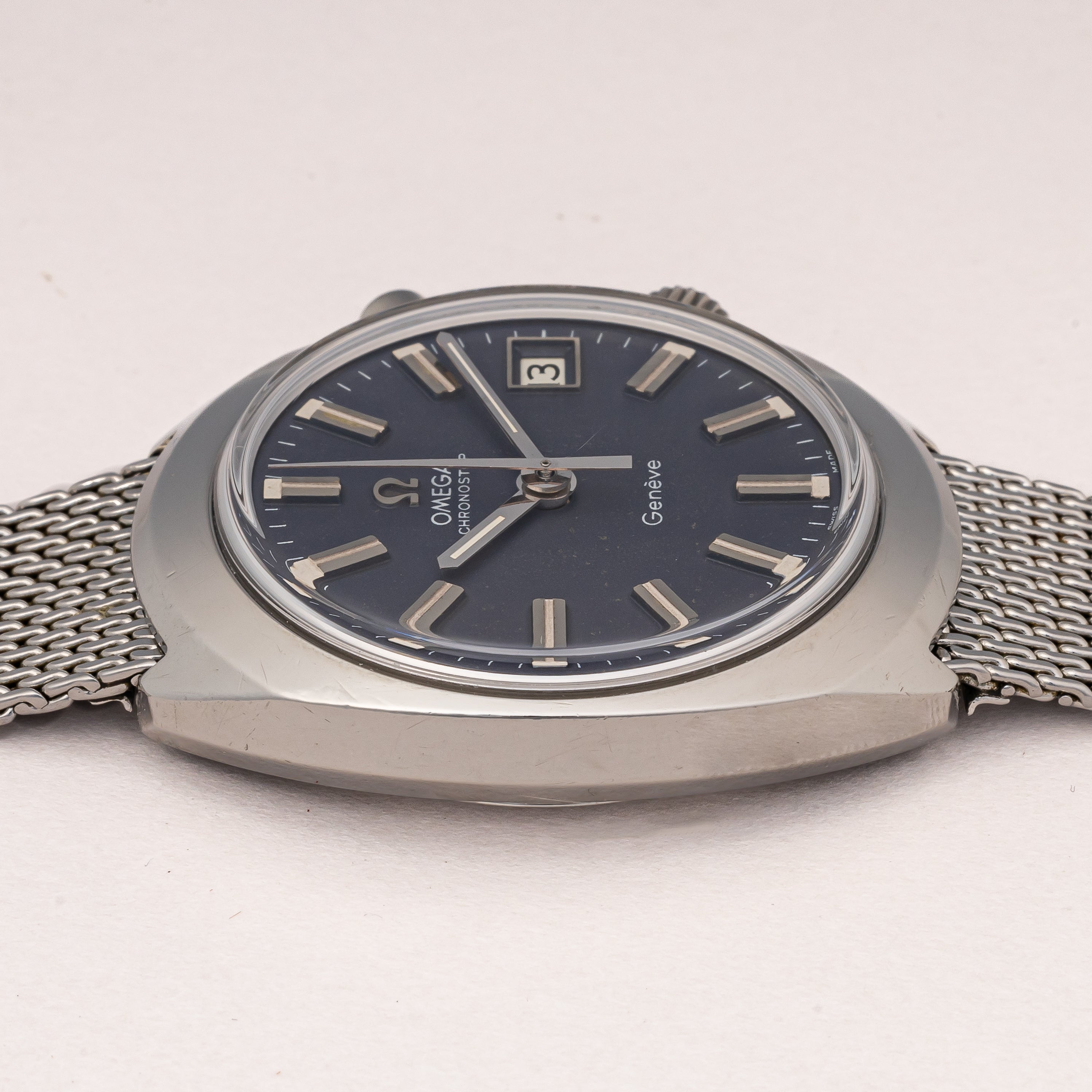 オメガ クロノストップ 1969年製 Ref.160.009 ネイビーダイヤル