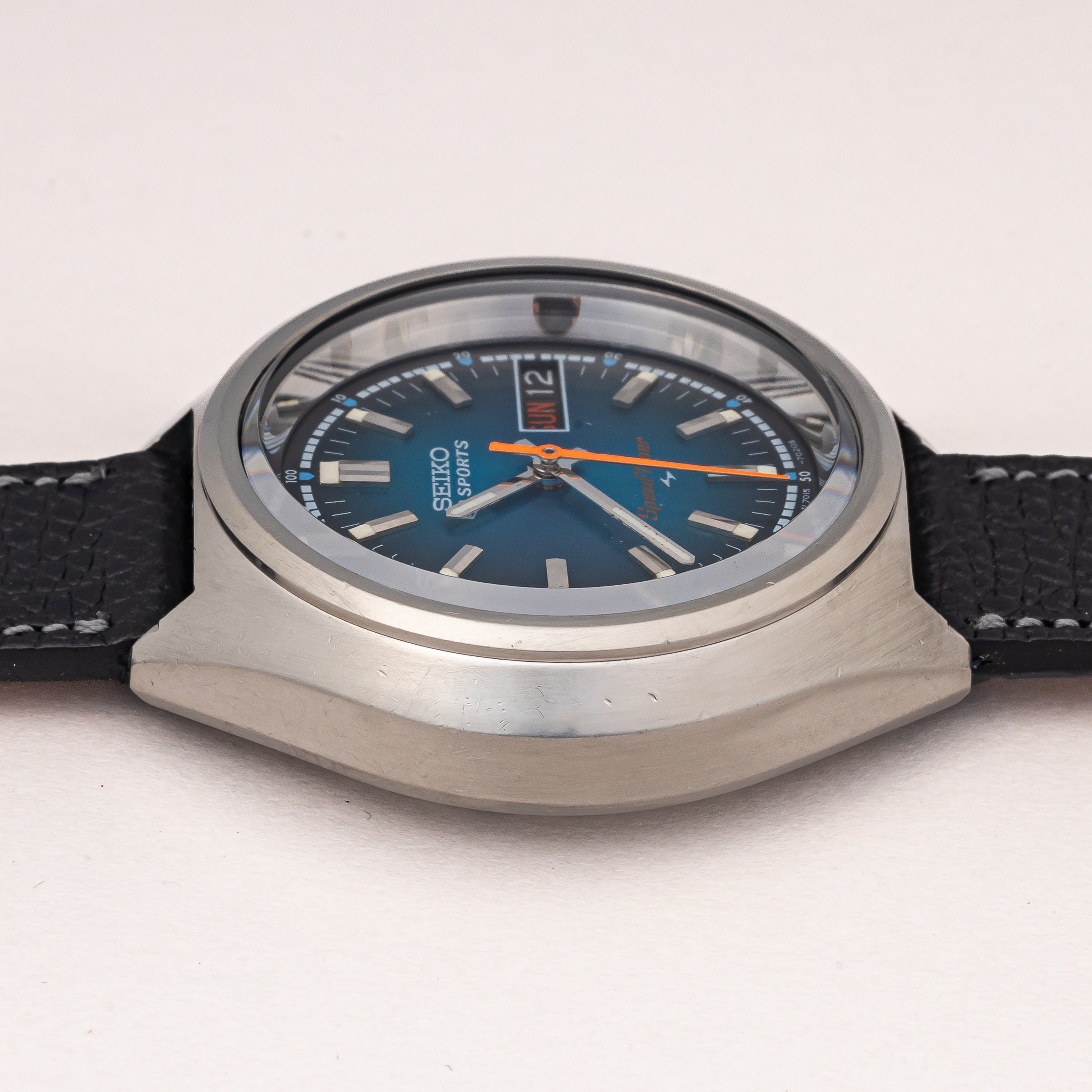 セイコー 5スポーツ スピードタイマー 1973年製 Ref.7015-7000 ブルーダイヤル