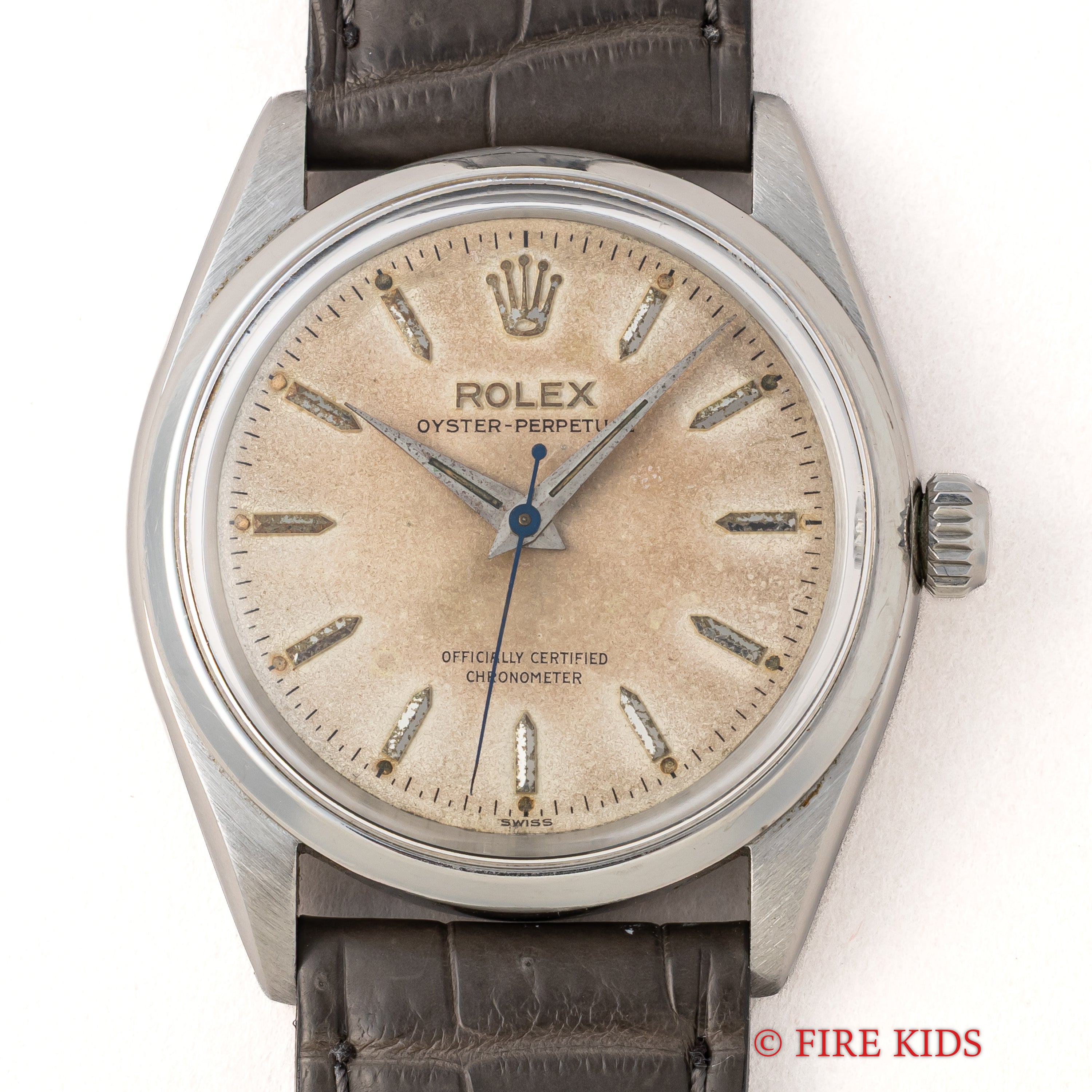 ロレックス オイスターパーペチュアル 1956年製 Ref.6564 自動巻き Cal.1030 パティーナダイヤル