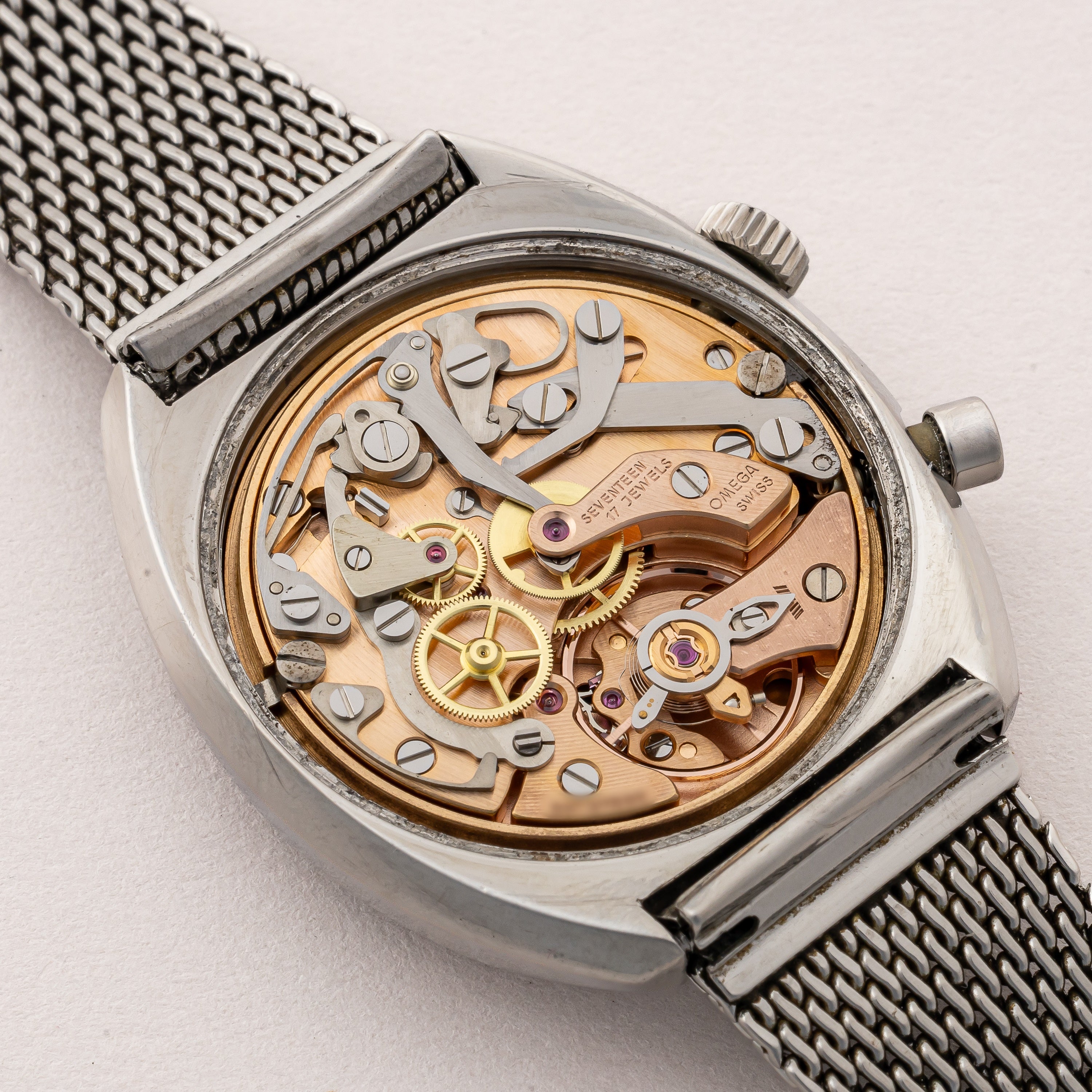 オメガ クロノストップ 1969年製 Ref.160.009 ネイビーダイヤル