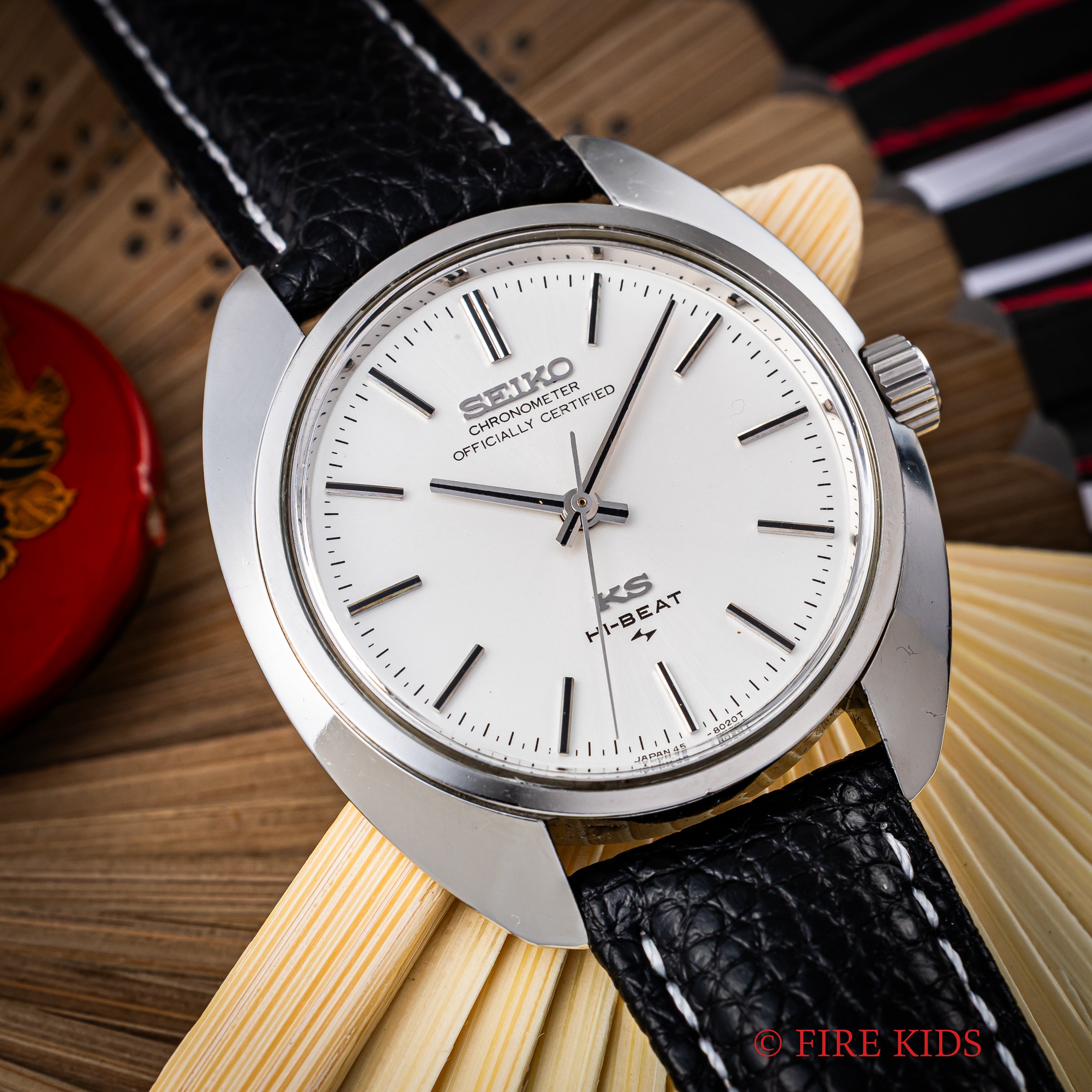 キングセイコー クロノメーター 10振動手巻き 45KS 1970年製(昭和45年製) Ref.45-8010 純正KS尾錠付