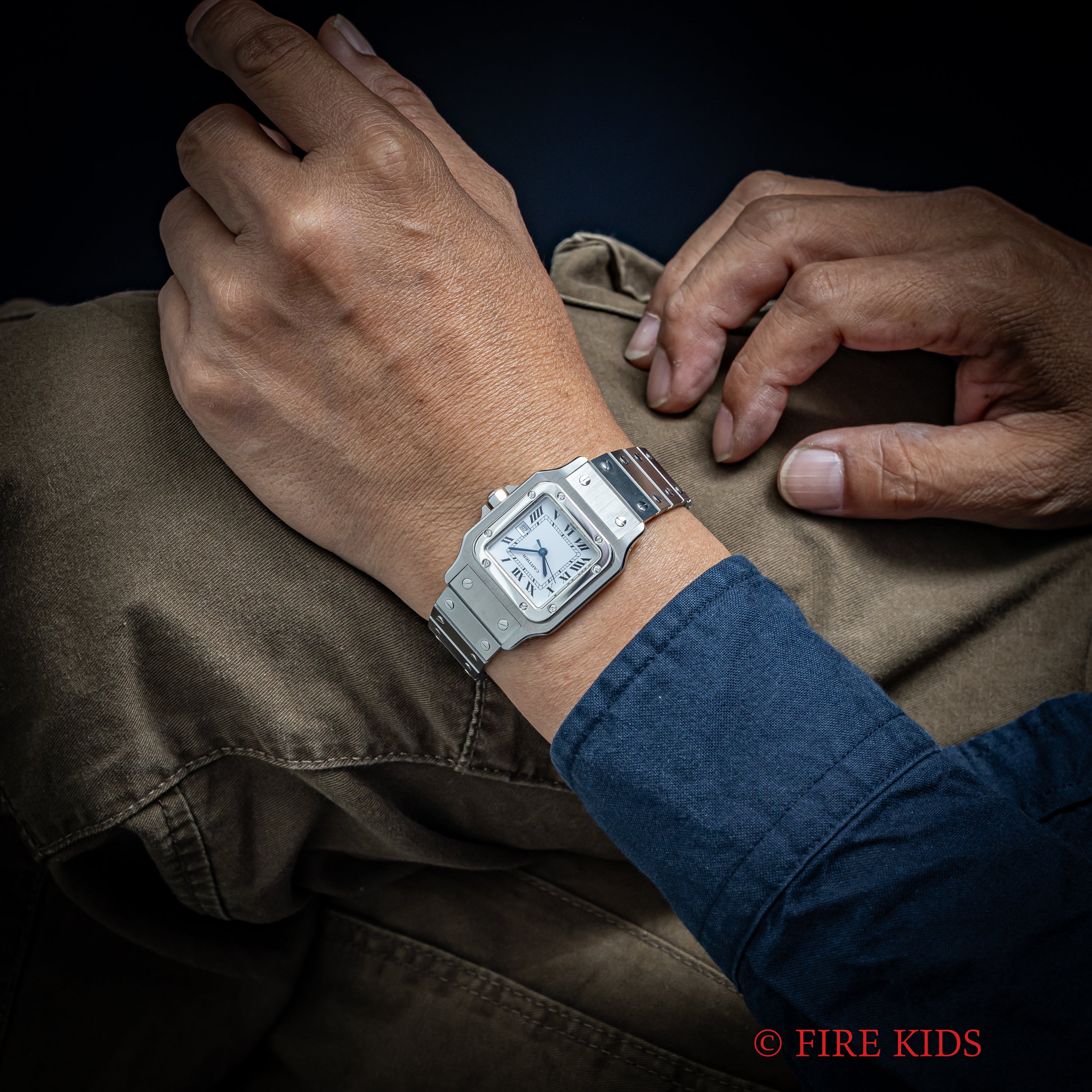 カルティエ サントス LMサイズ 1980年代製 Ref.2960 ステンレスケース 自動巻き