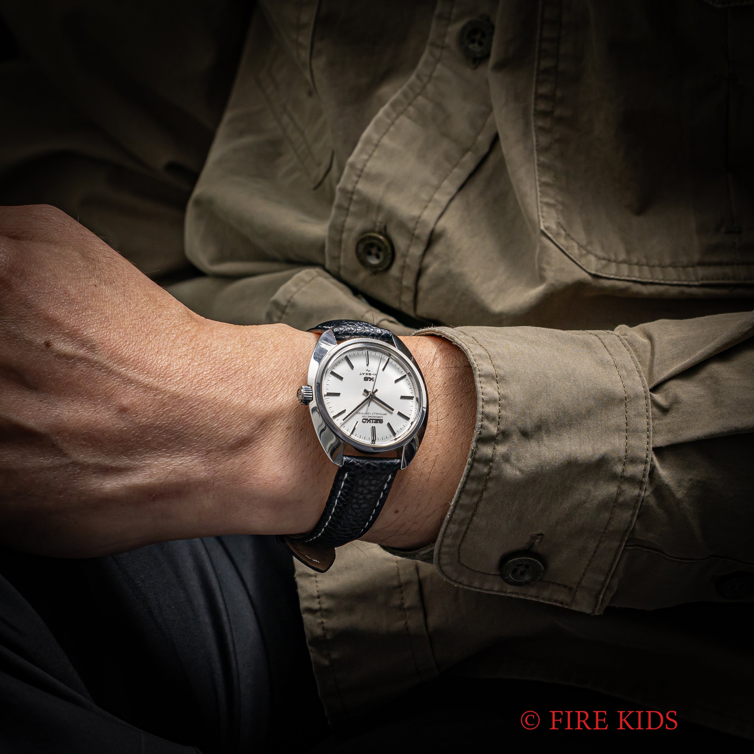 キングセイコー クロノメーター 10振動手巻き 45KS 1970年製(昭和45年製) Ref.45-8010 純正KS尾錠付