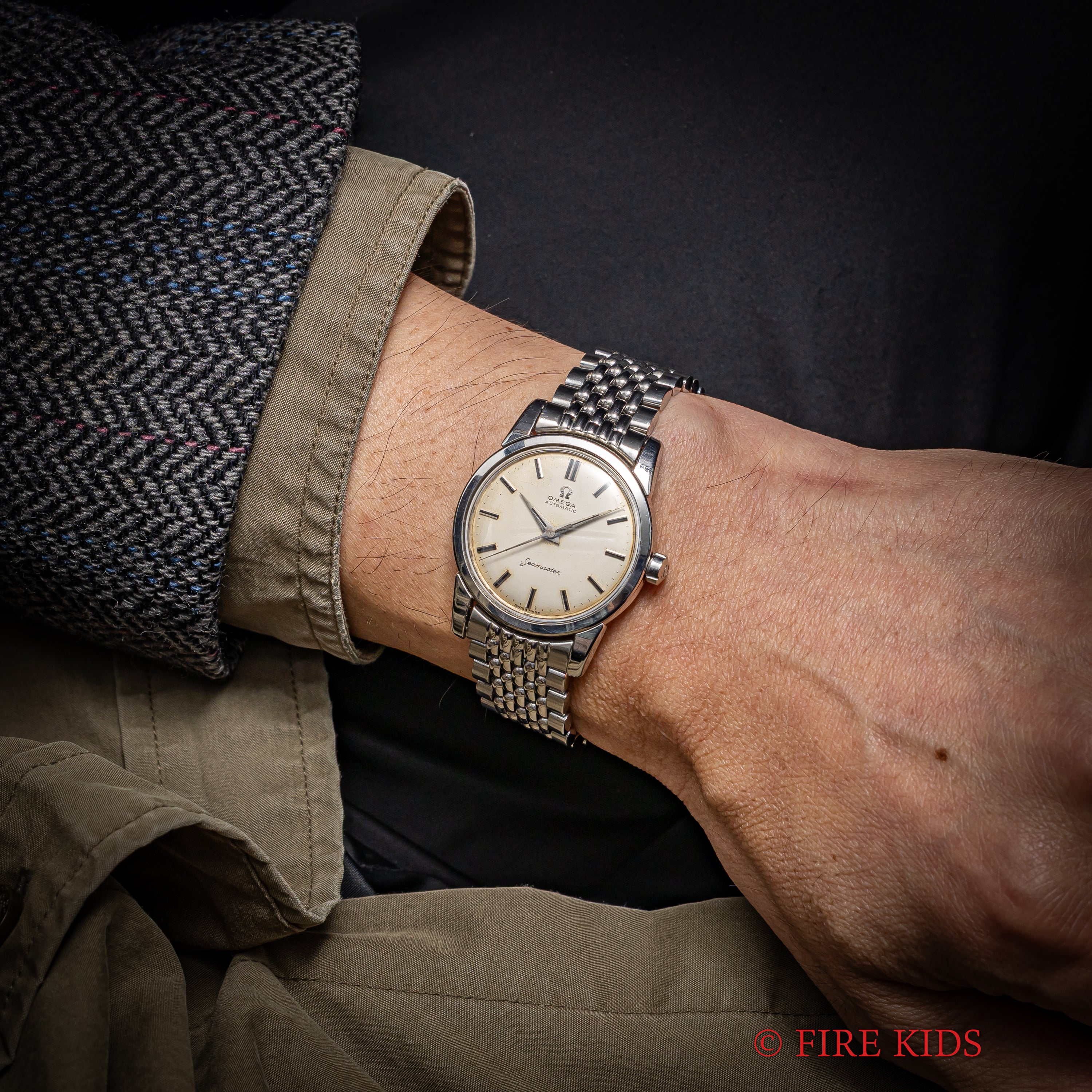 オメガ シーマスター オートマチック 1959年製 Ref.2846 15 SC アイボリーダイヤル