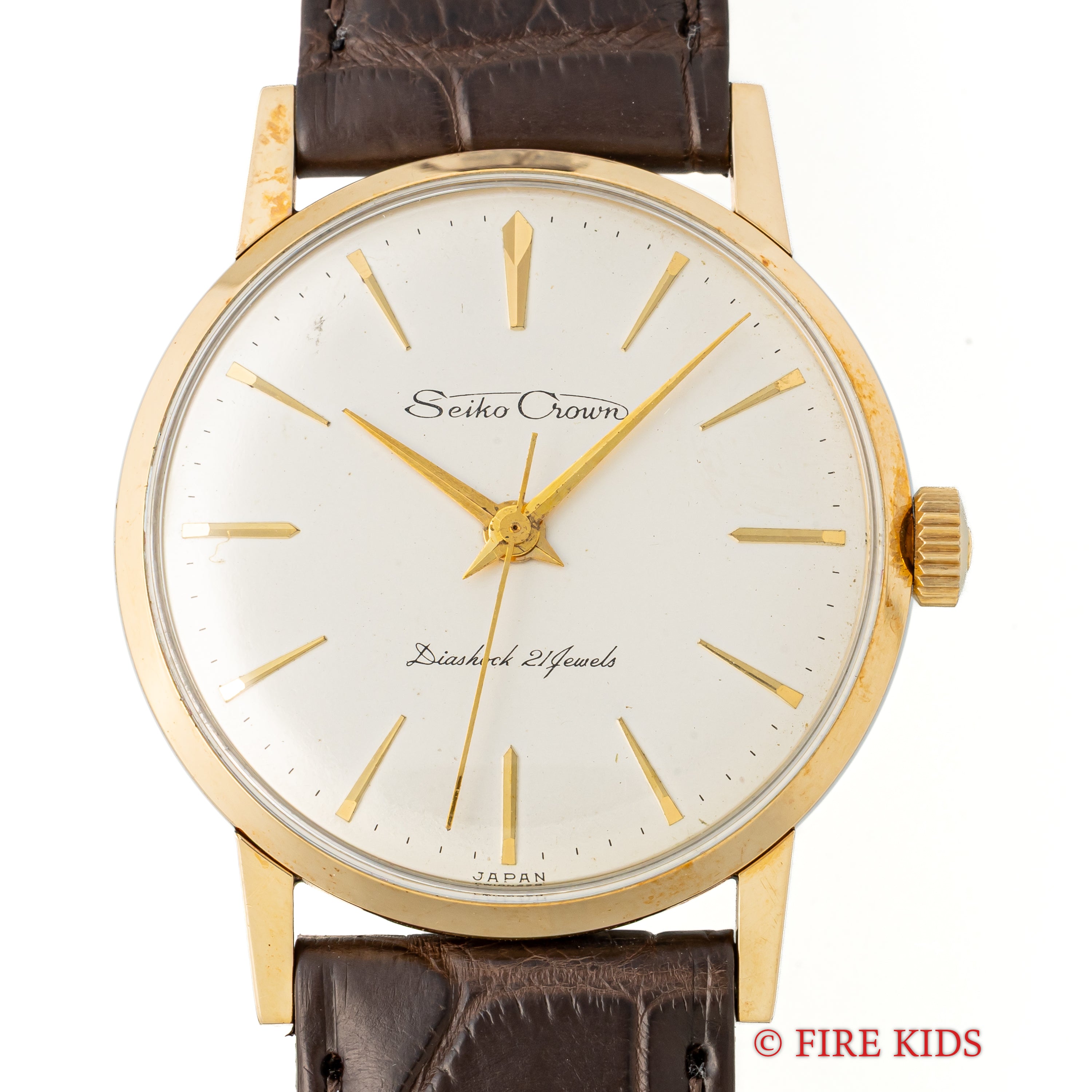 セイコー クロノス 1959年製 21石手巻 14KGF 手巻き