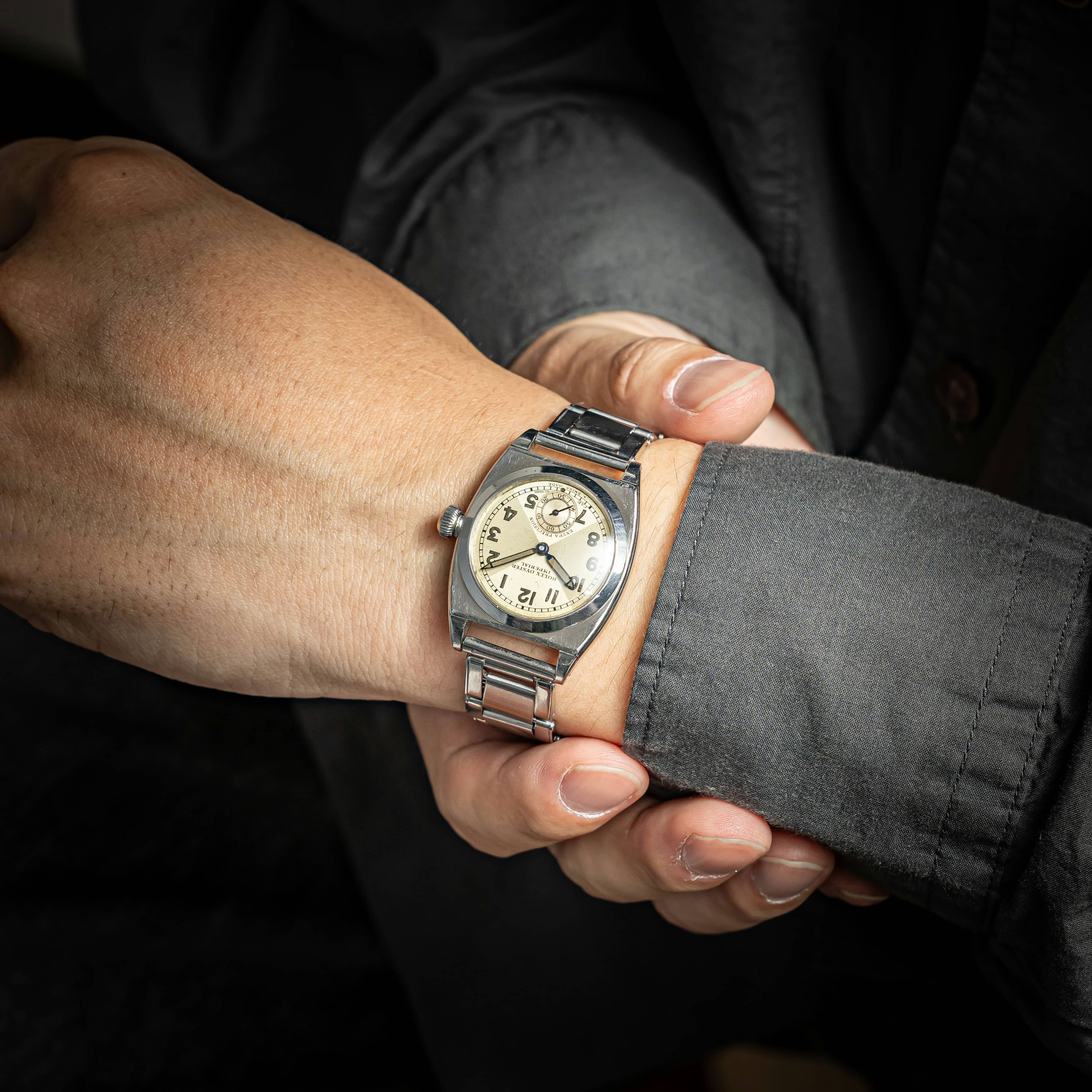 ロレックス オイスター バイセロイ 1940年製 Ref.3116 クリスクロス