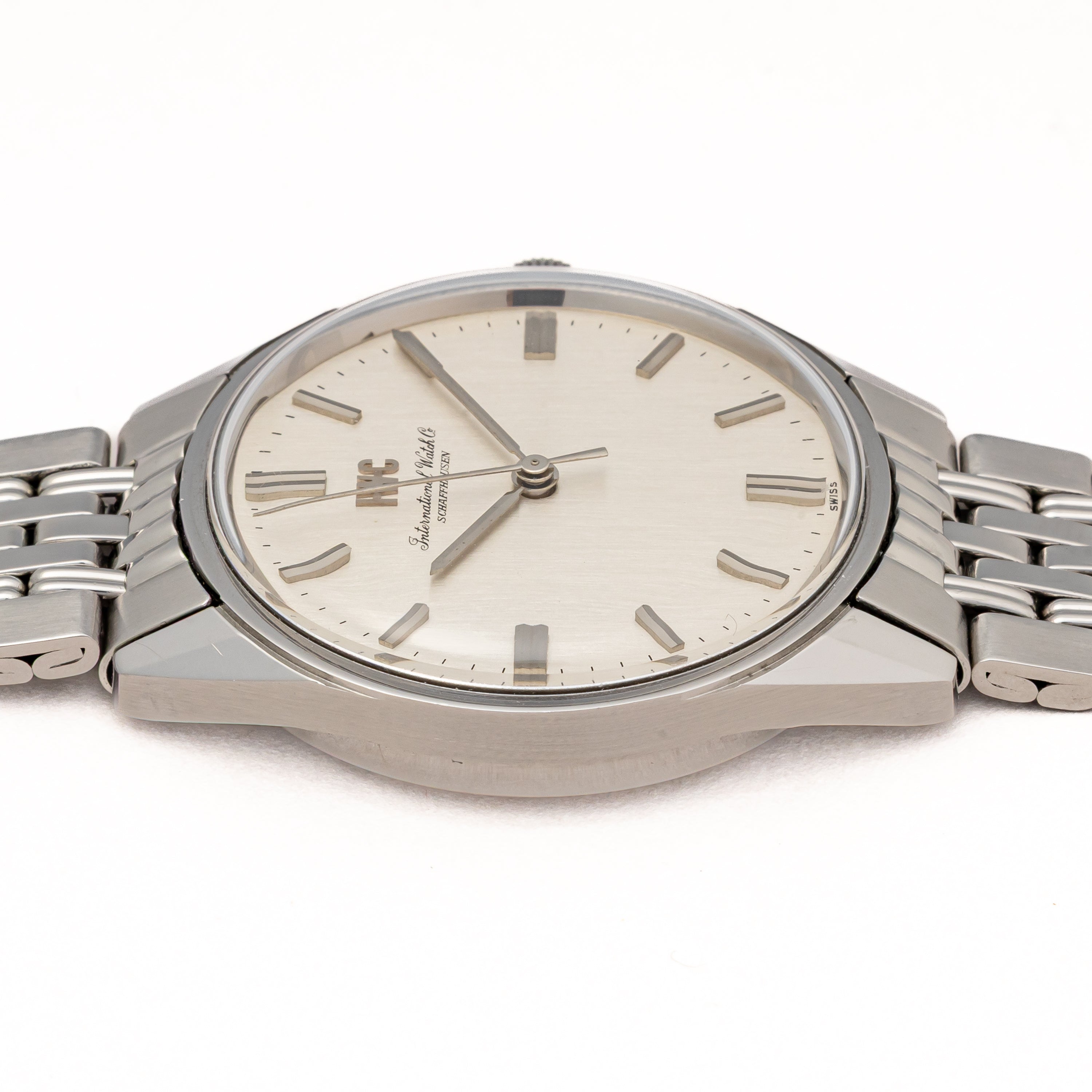 IWC ラウンド 1970年製(昭和45年製) Cal.89 手巻き 箱ギャラ R810 純正ブレス