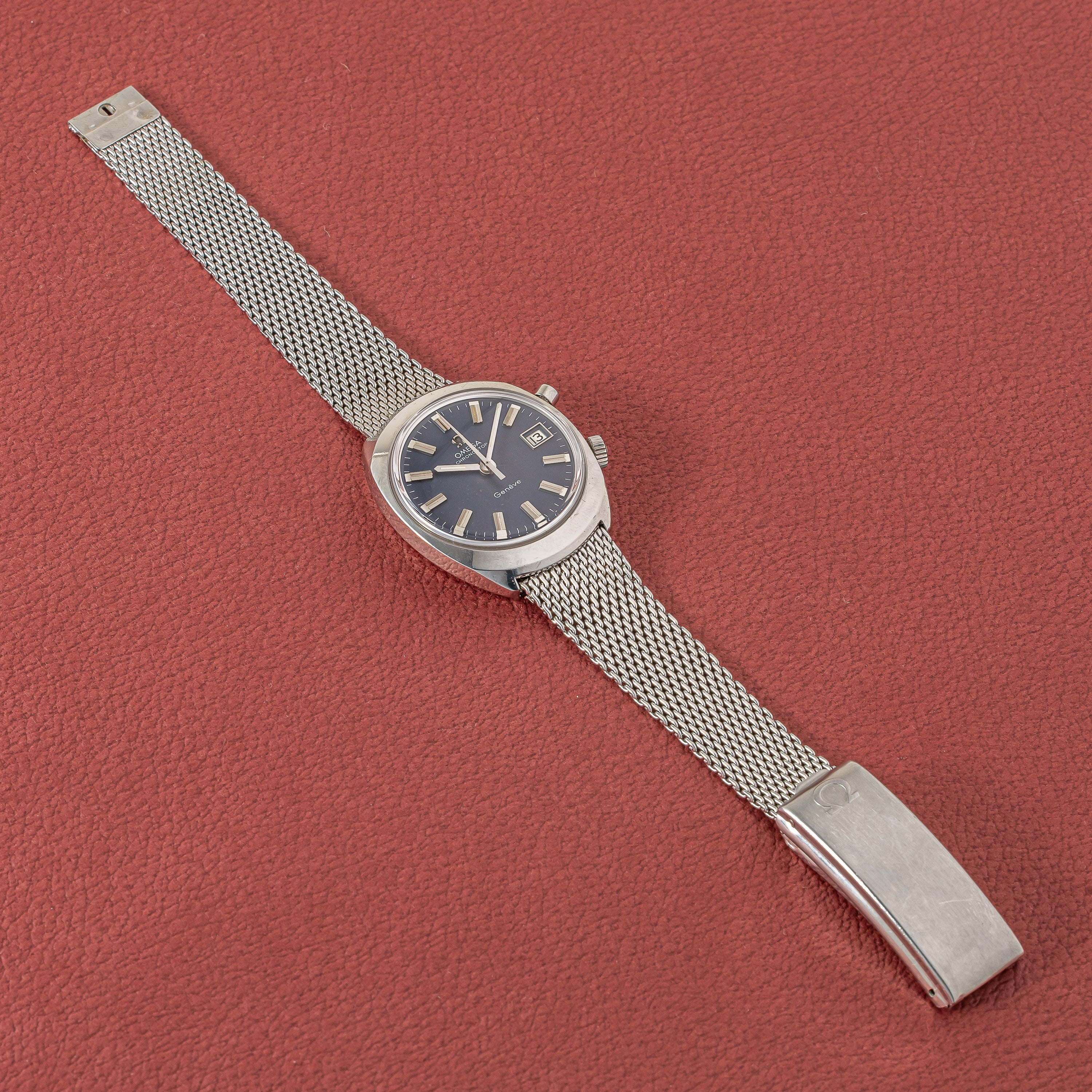 オメガ クロノストップ 1969年製 Ref.160.009 ネイビーダイヤル