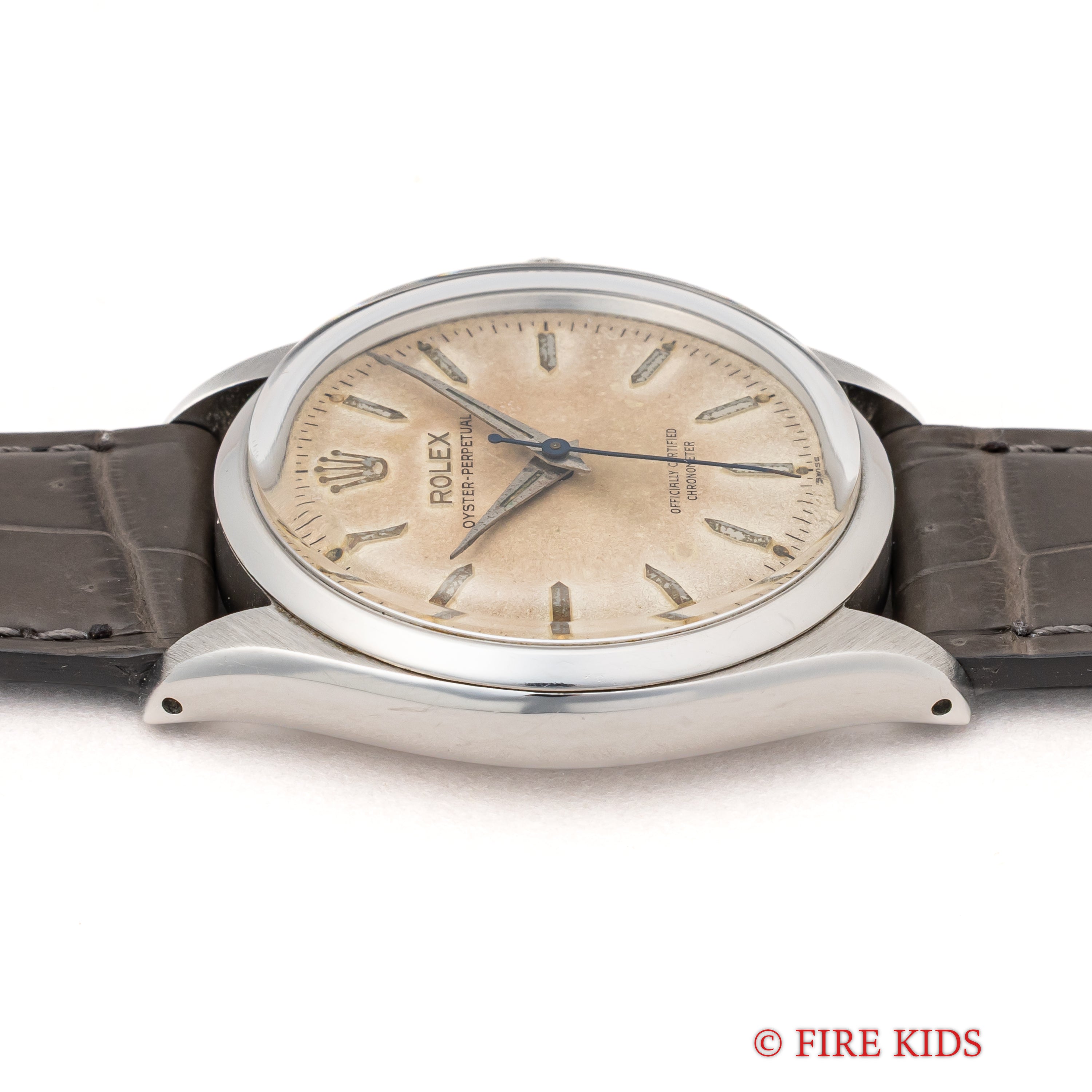 ロレックス オイスターパーペチュアル 1956年製 Ref.6564 自動巻き Cal.1030 パティーナダイヤル