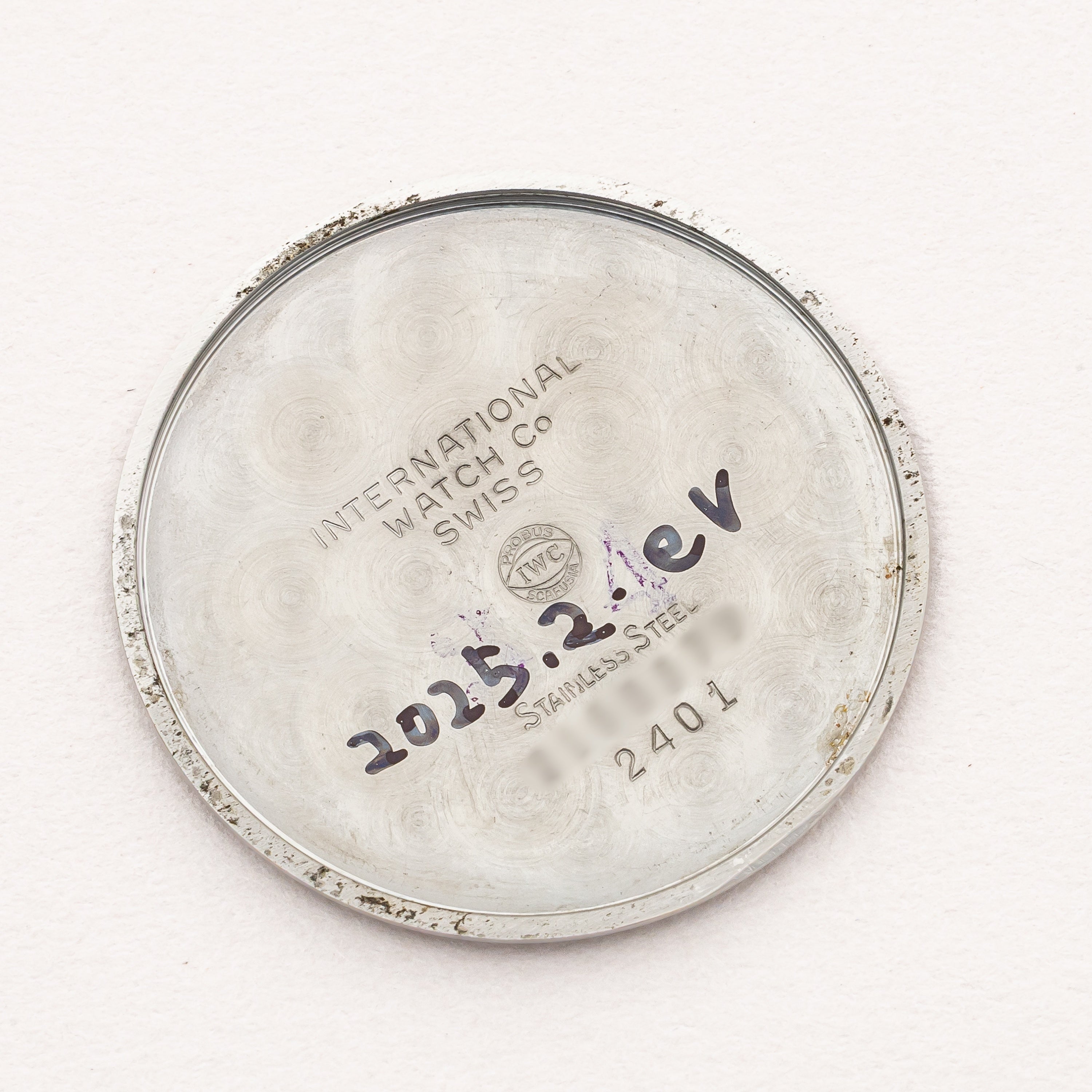 IWC ラウンドケース 1973年製 Ref.2401 Cal.403