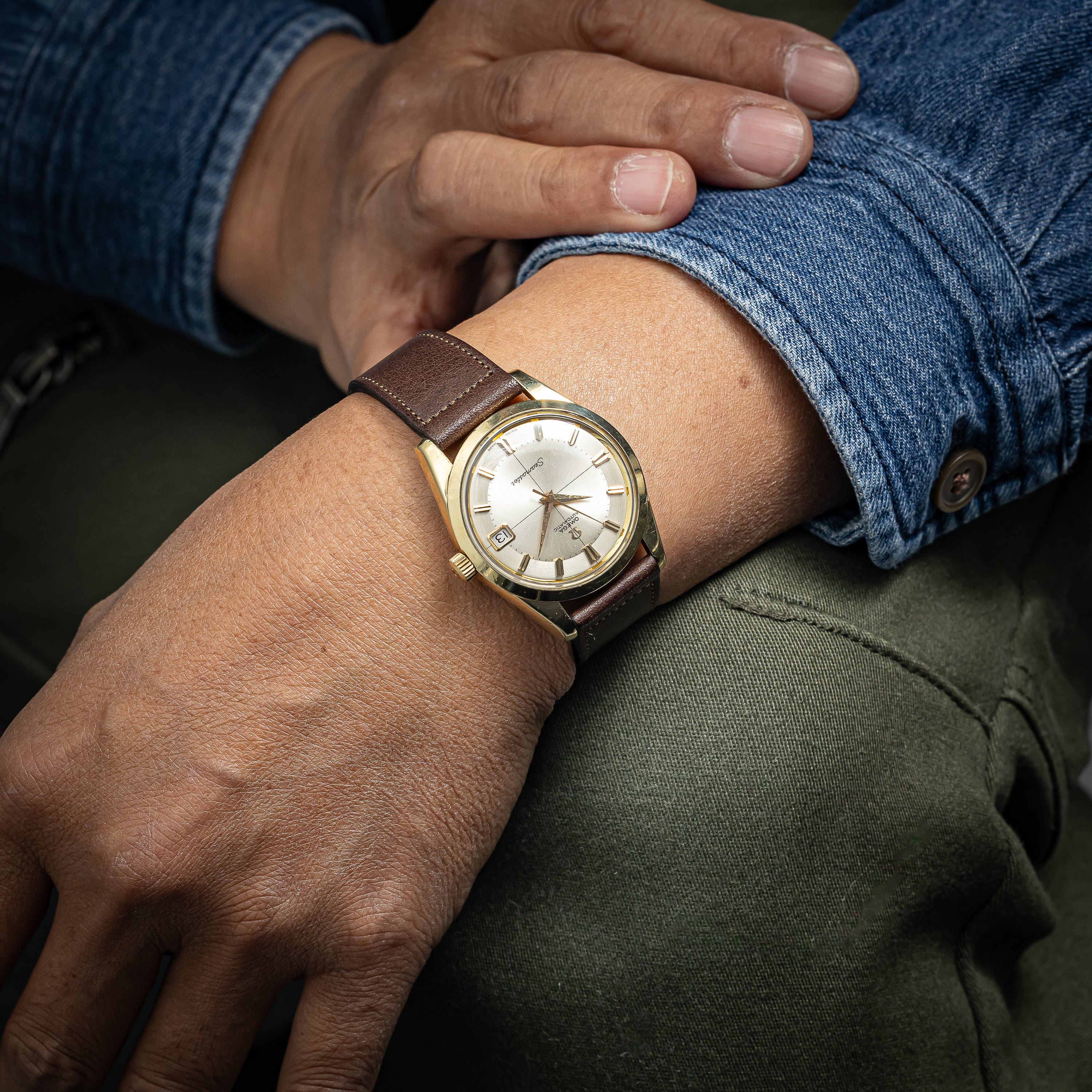 オメガ シーマスター 1963年製 Ref.166010-63SC 金張り