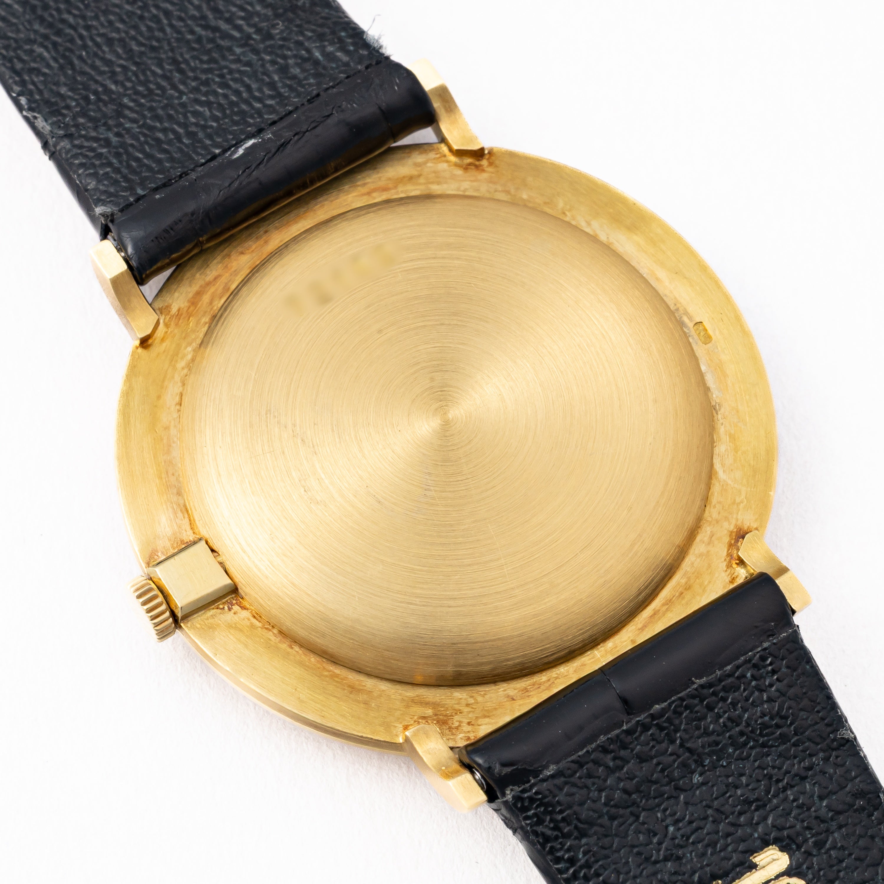 オーデマ・ピゲ エクストラフラット 18金無垢 マイスターWネーム ラウンドケース 1970年代製 18金無垢 Cal.K2001/1A