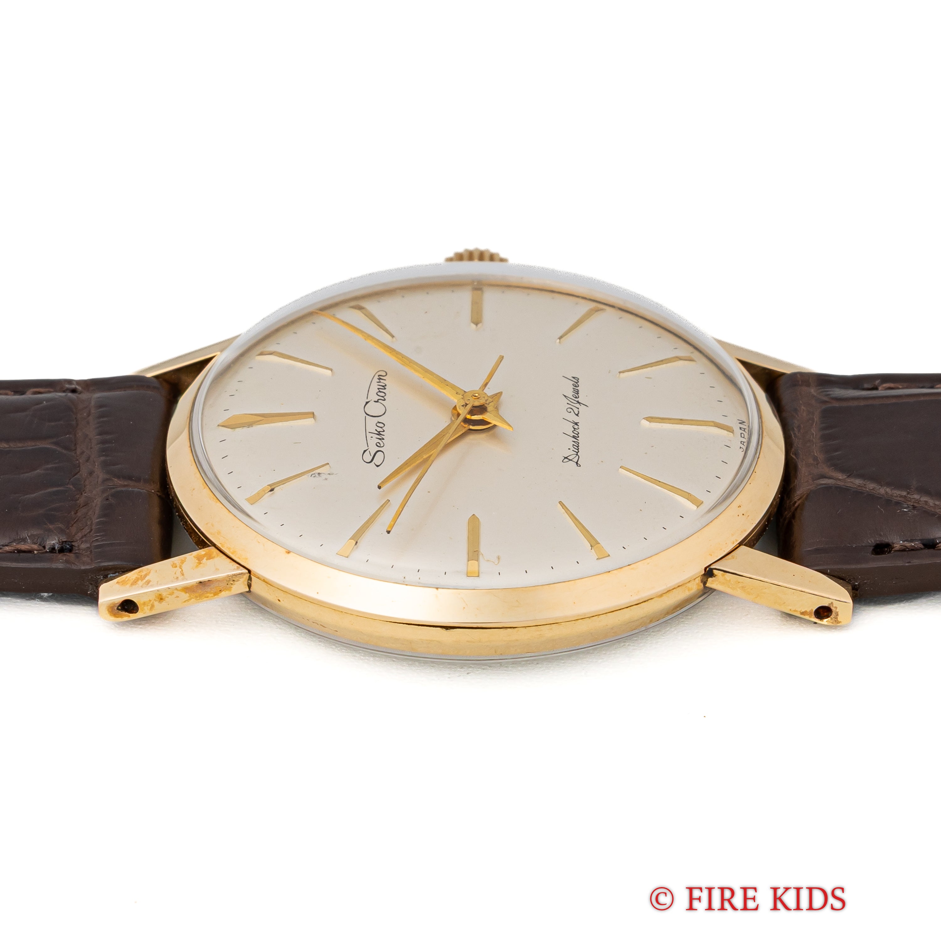 セイコー クロノス 1959年製 21石手巻 14KGF 手巻き