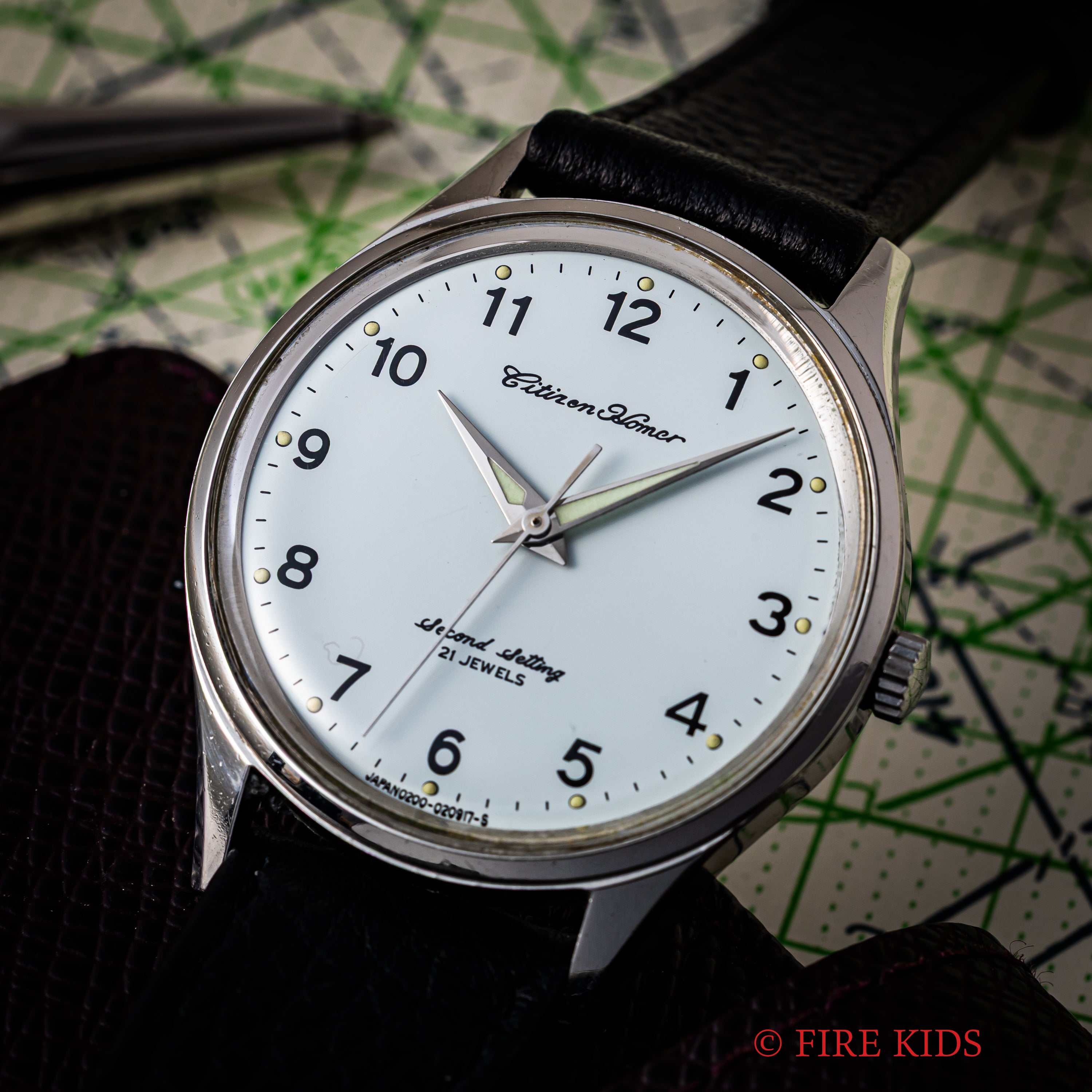 シチズン ホーマー 新幹線 1974年製 手巻き 鉄道時計