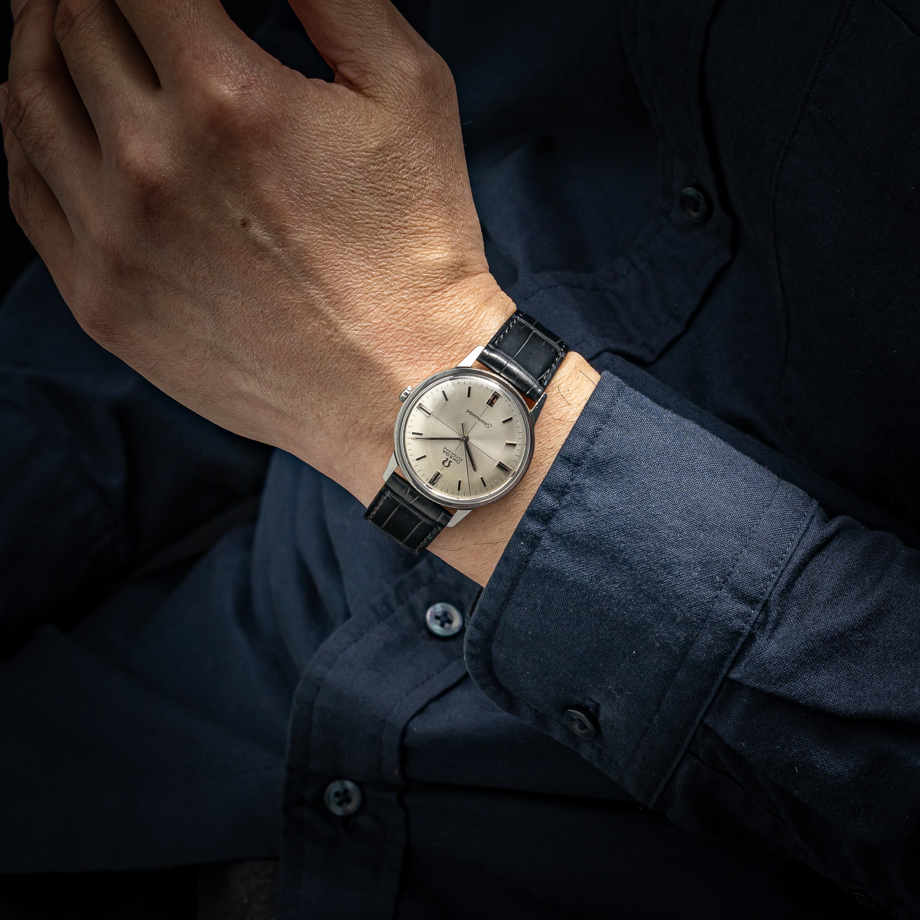 オメガ シーマスター 1966年製 Ref.165.002 オートマチック ノンデイト クロスライン