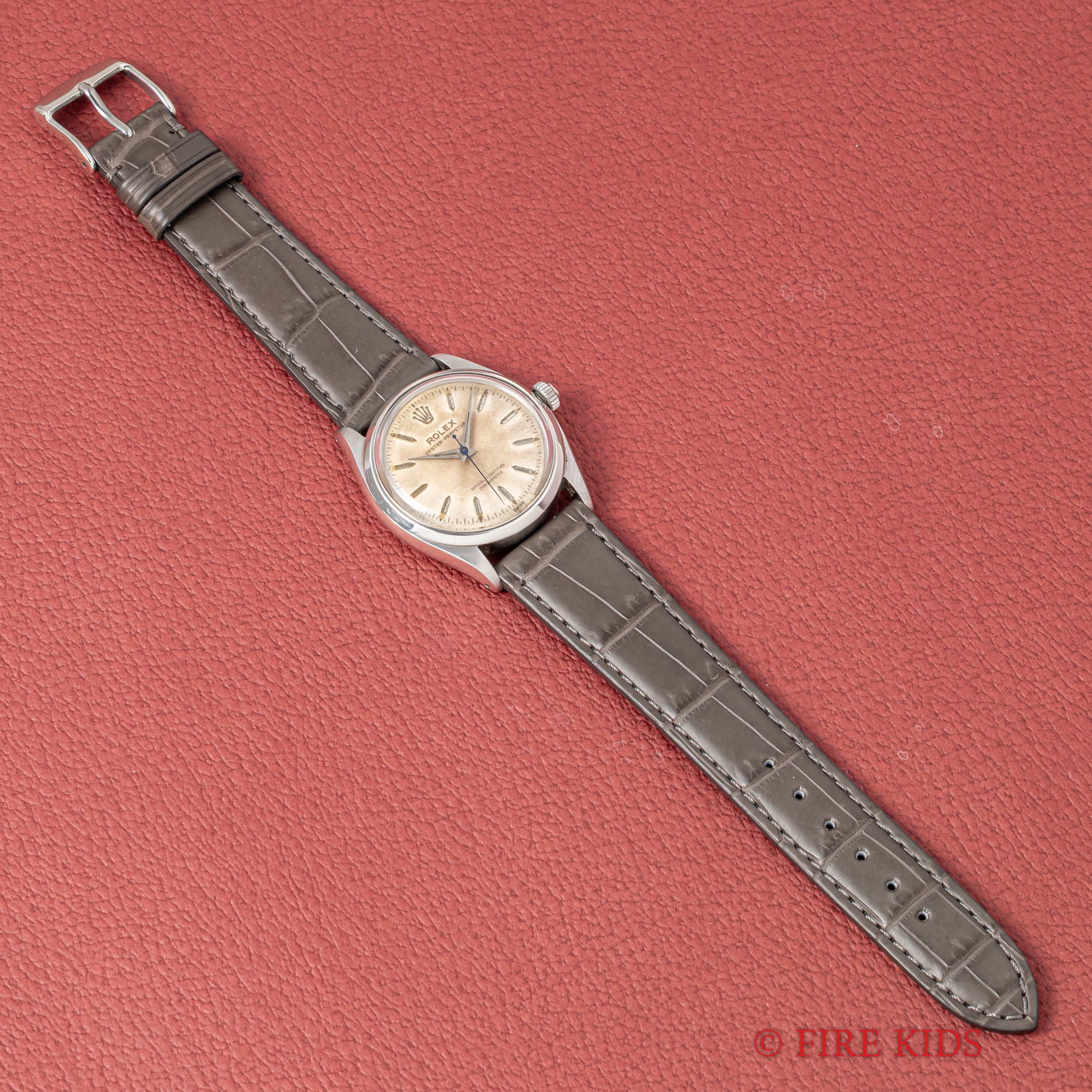 ロレックス オイスターパーペチュアル 1956年製 Ref.6564 自動巻き Cal.1030 パティーナダイヤル