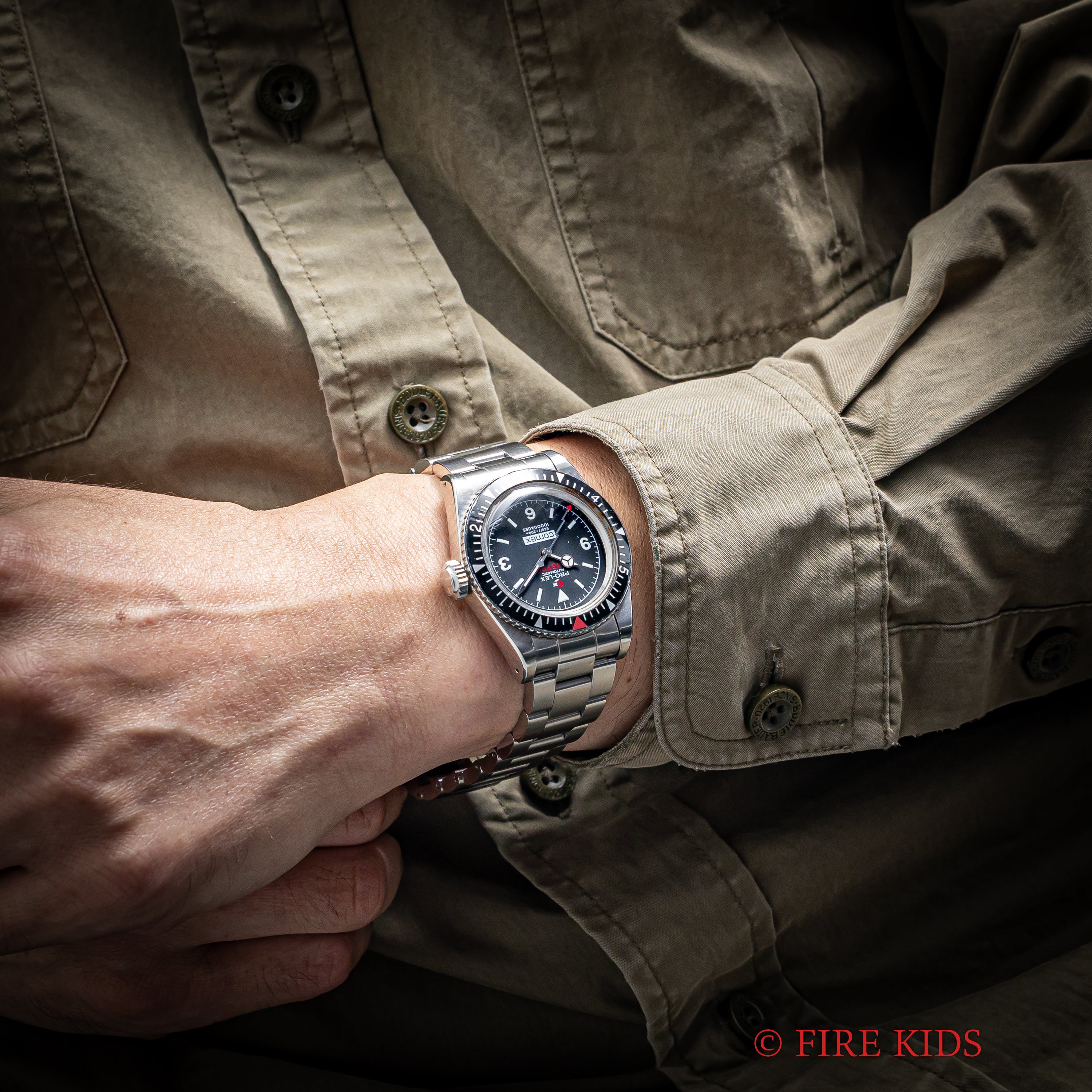 PRO-LEX SUBPRO COMEX2000 稲妻針 耐磁ケース 2000年代製 自動巻 箱・ギャラ付