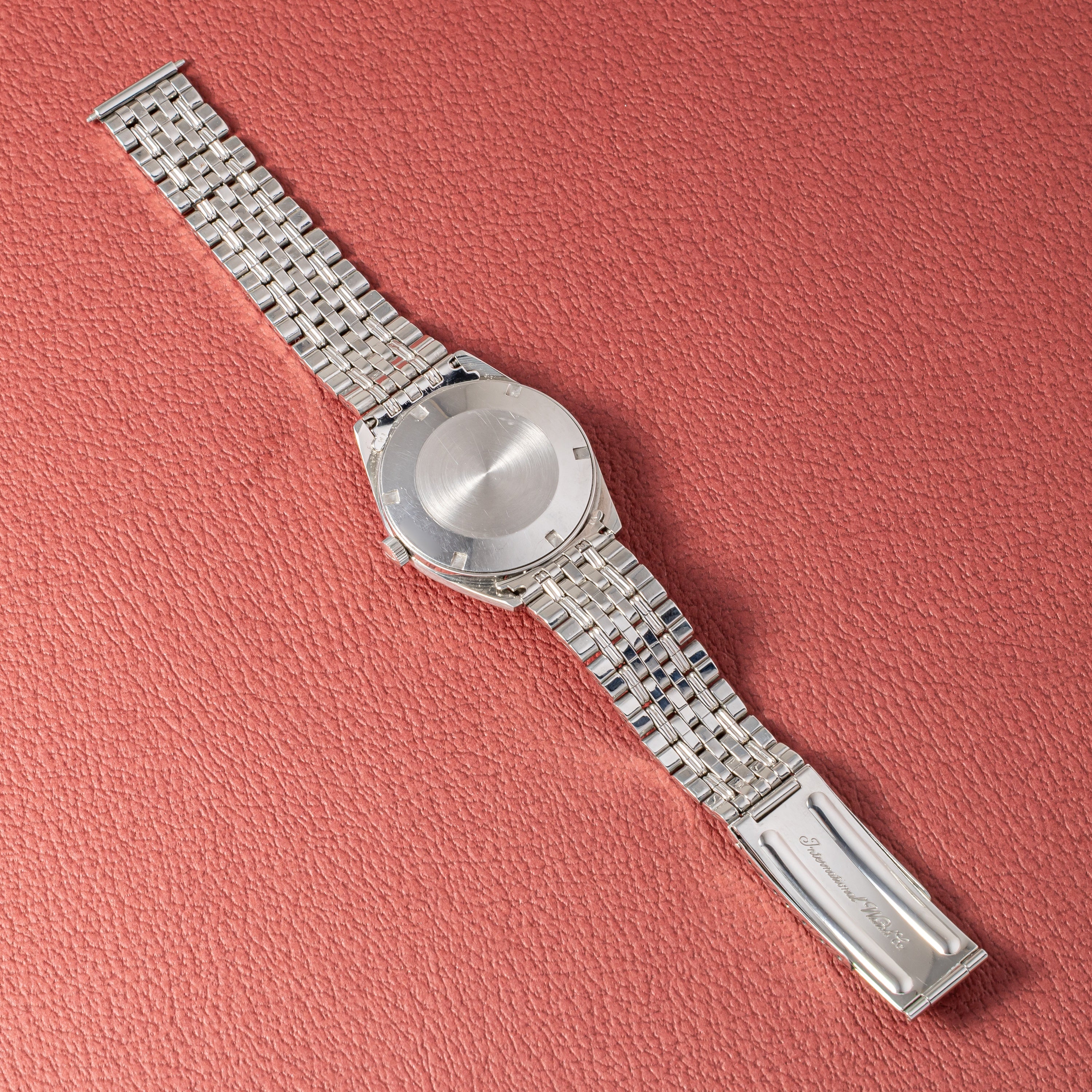 IWC ラウンド 1970年製(昭和45年製) Cal.89 手巻き 箱ギャラ R810 純正ブレス