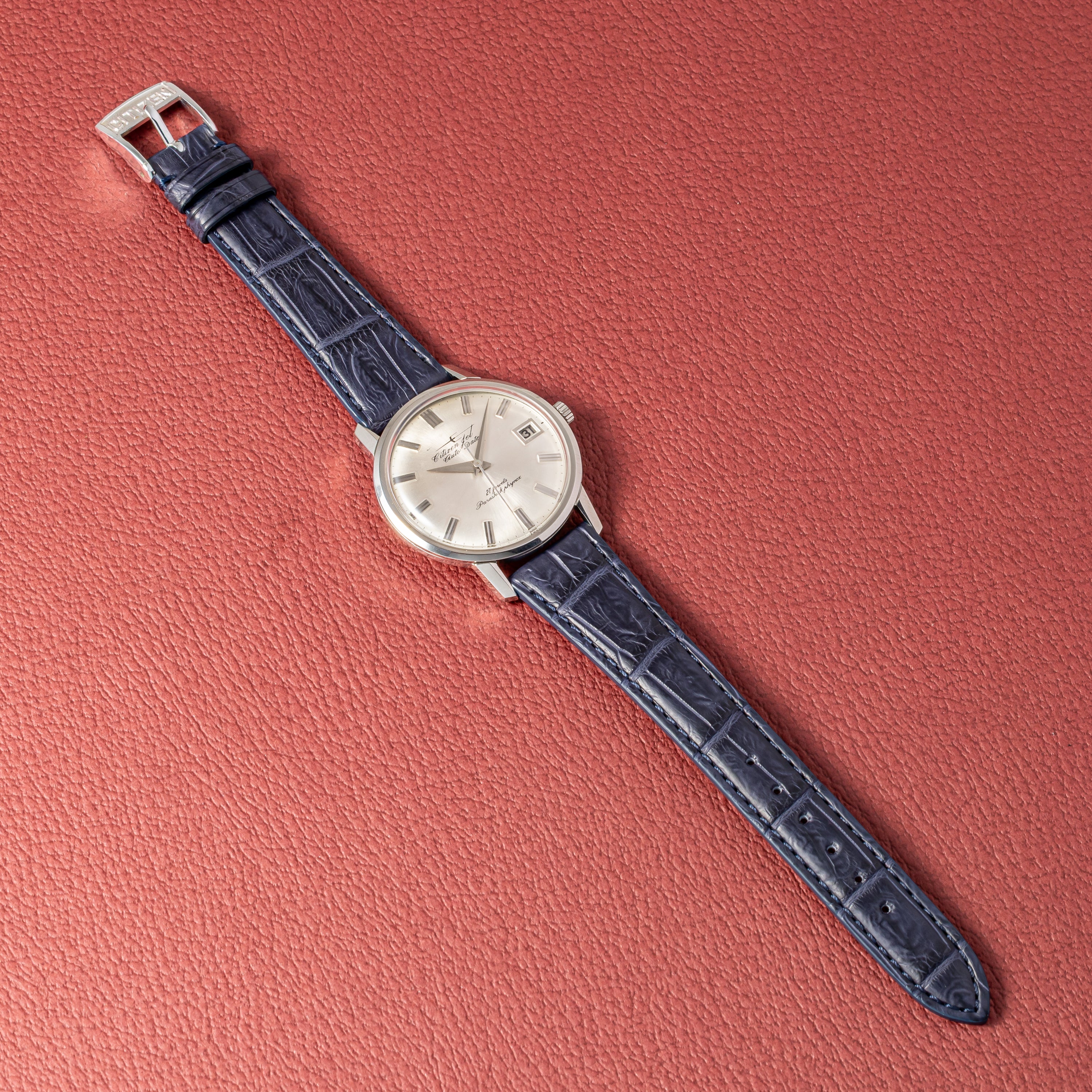 シチズン ジェット オートデーター 未使用タグ付き 1968年製 パラウォーター 27石自動巻